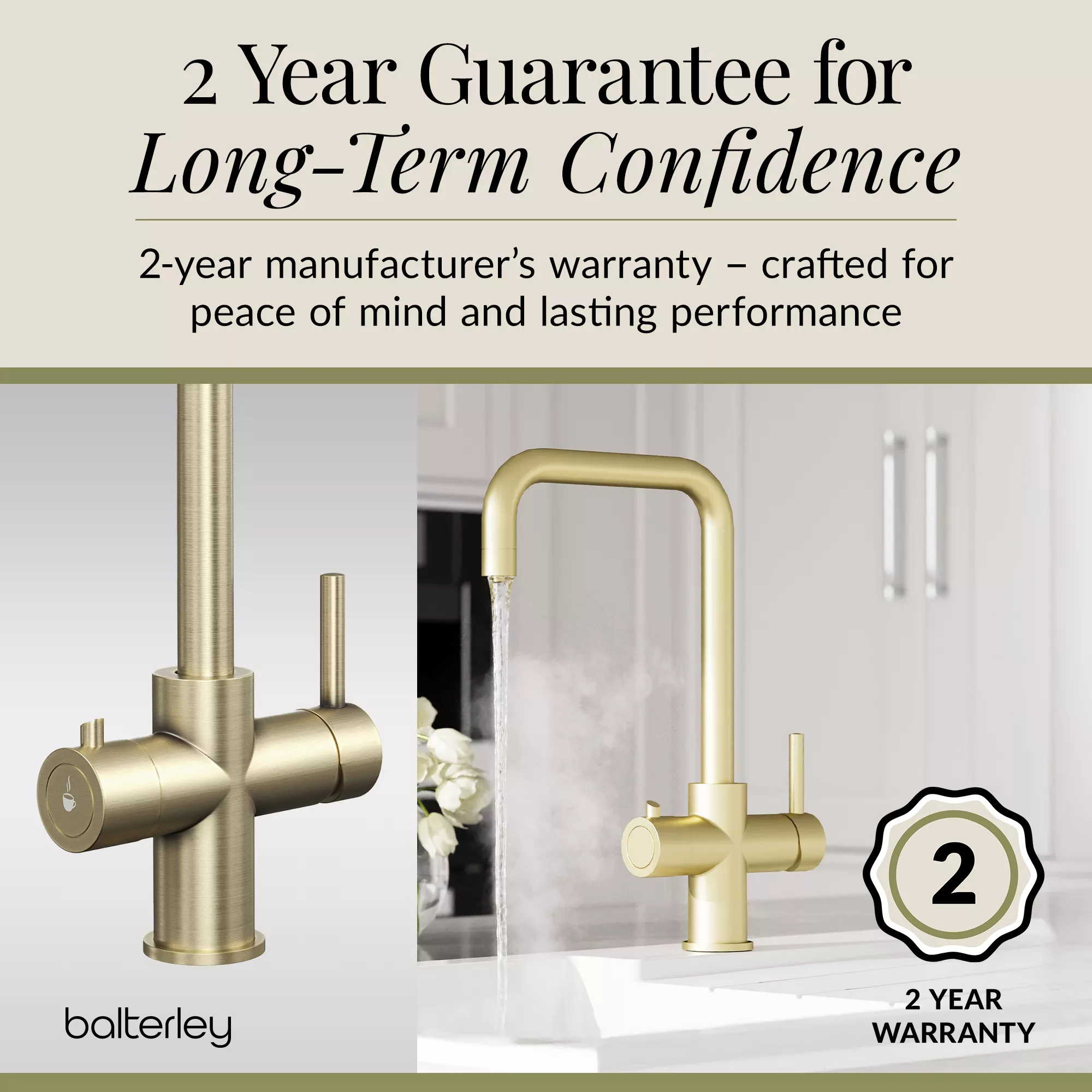 3 in 1 Boiling Water Tap Kit - Instant Hot Water Tap with Dual Lever Handles,Tank and Filter in a range of finishes - Image 17