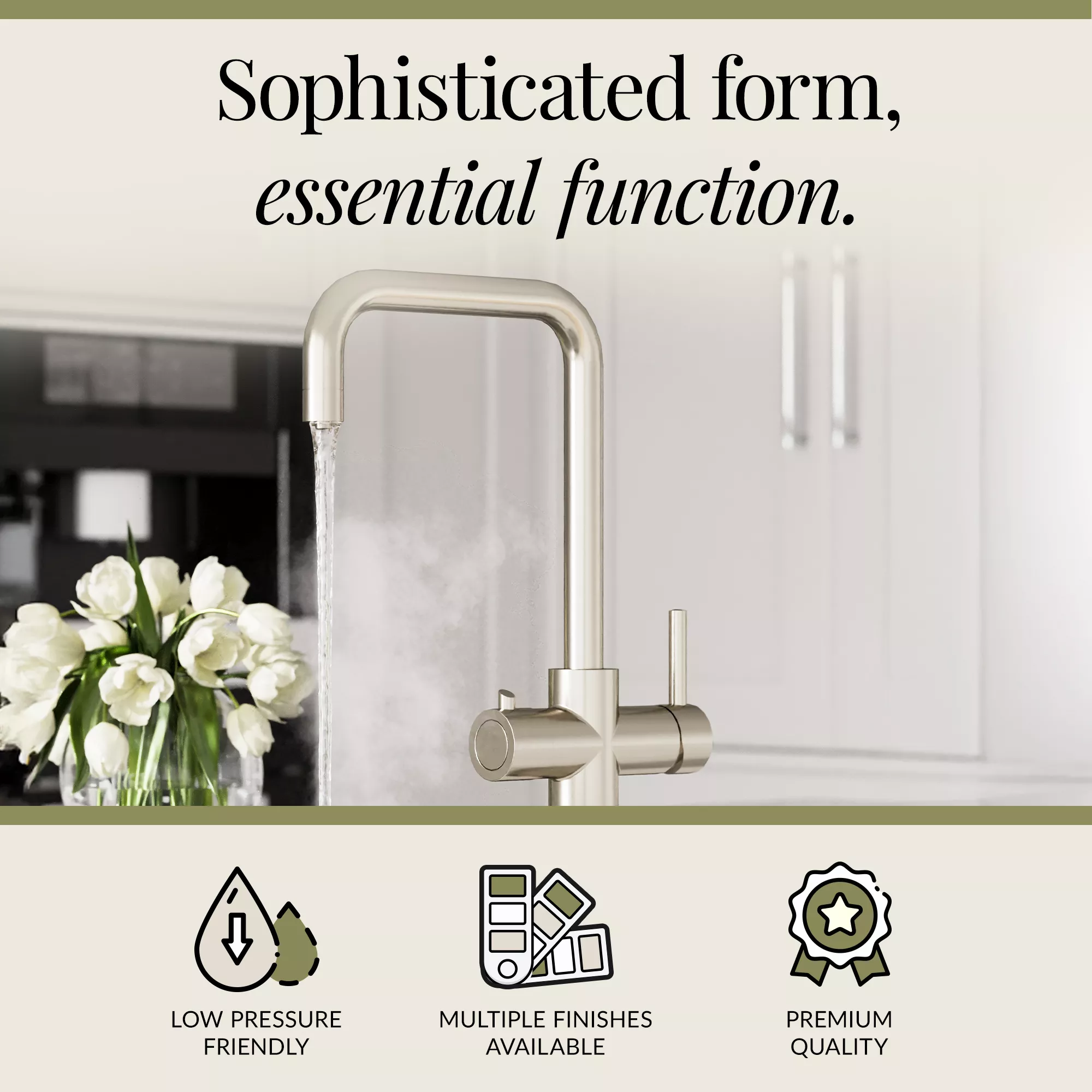 3 in 1 Boiling Water Tap Kit - Instant Hot Water Tap with Dual Lever Handles,Tank and Filter in a range of finishes - Image 21