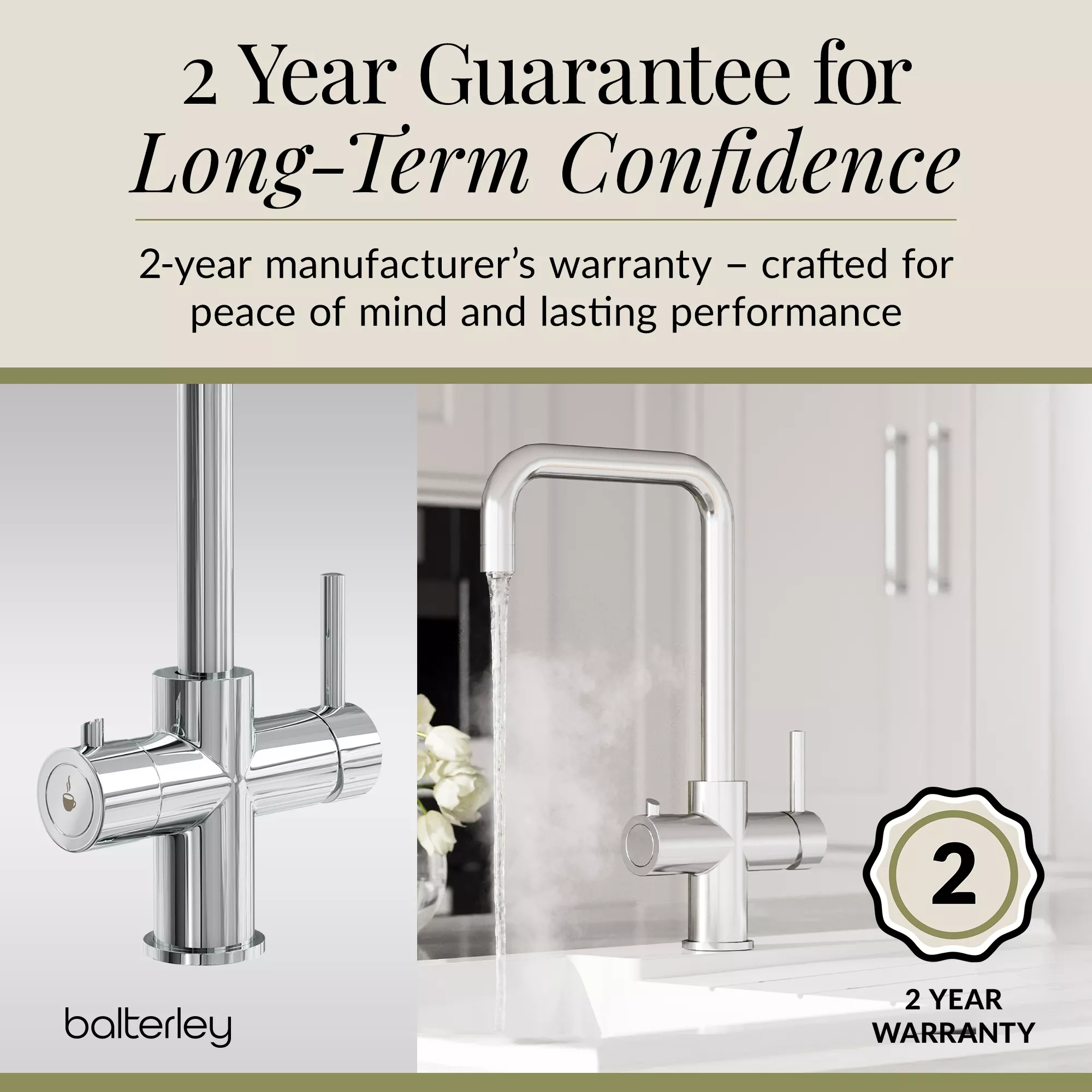 3 in 1 Boiling Water Tap Kit - Instant Hot Water Tap with Dual Lever Handles,Tank and Filter in a range of finishes - Image 33