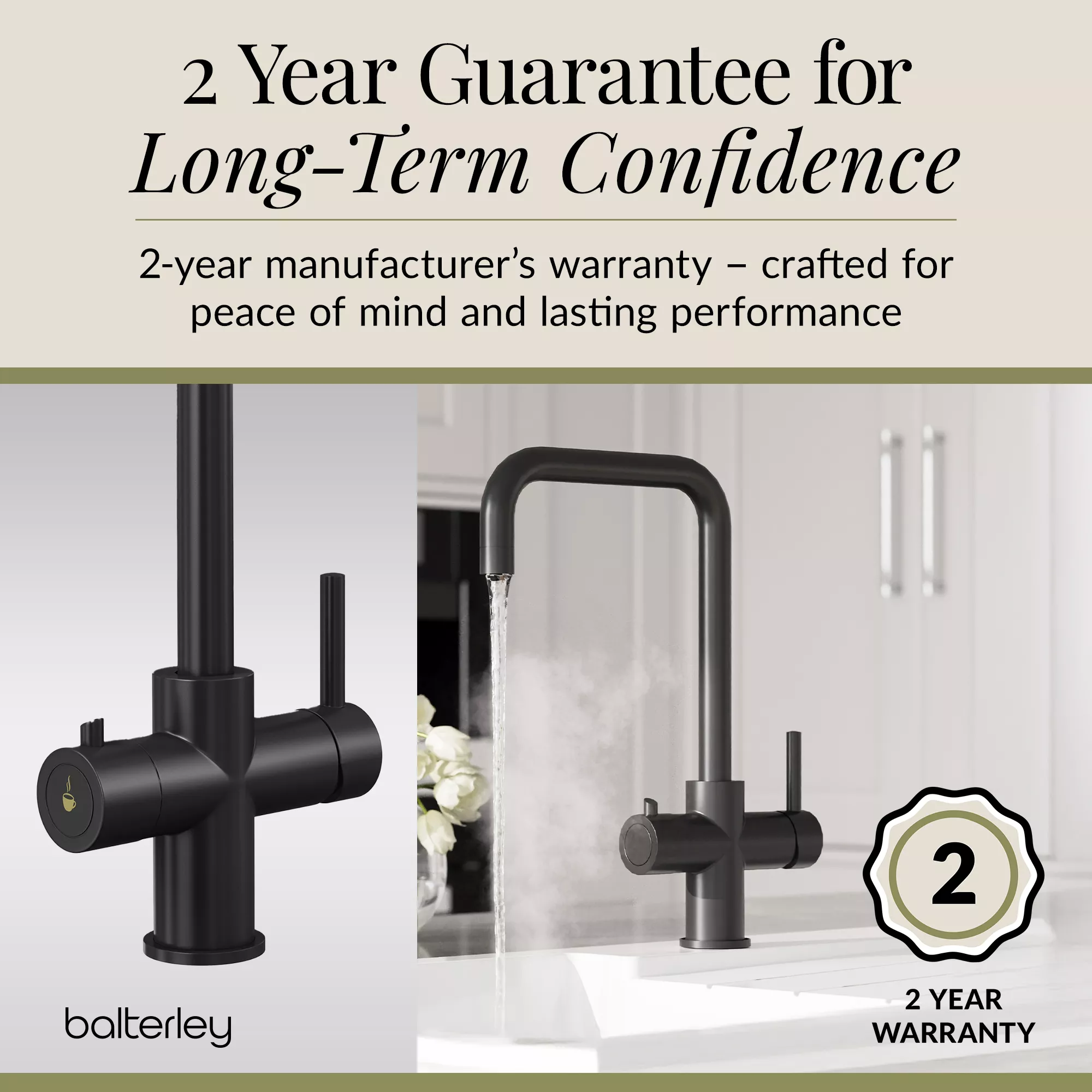 3 in 1 Boiling Water Tap Kit - Instant Hot Water Tap with Dual Lever Handles,Tank and Filter in a range of finishes - Image 34