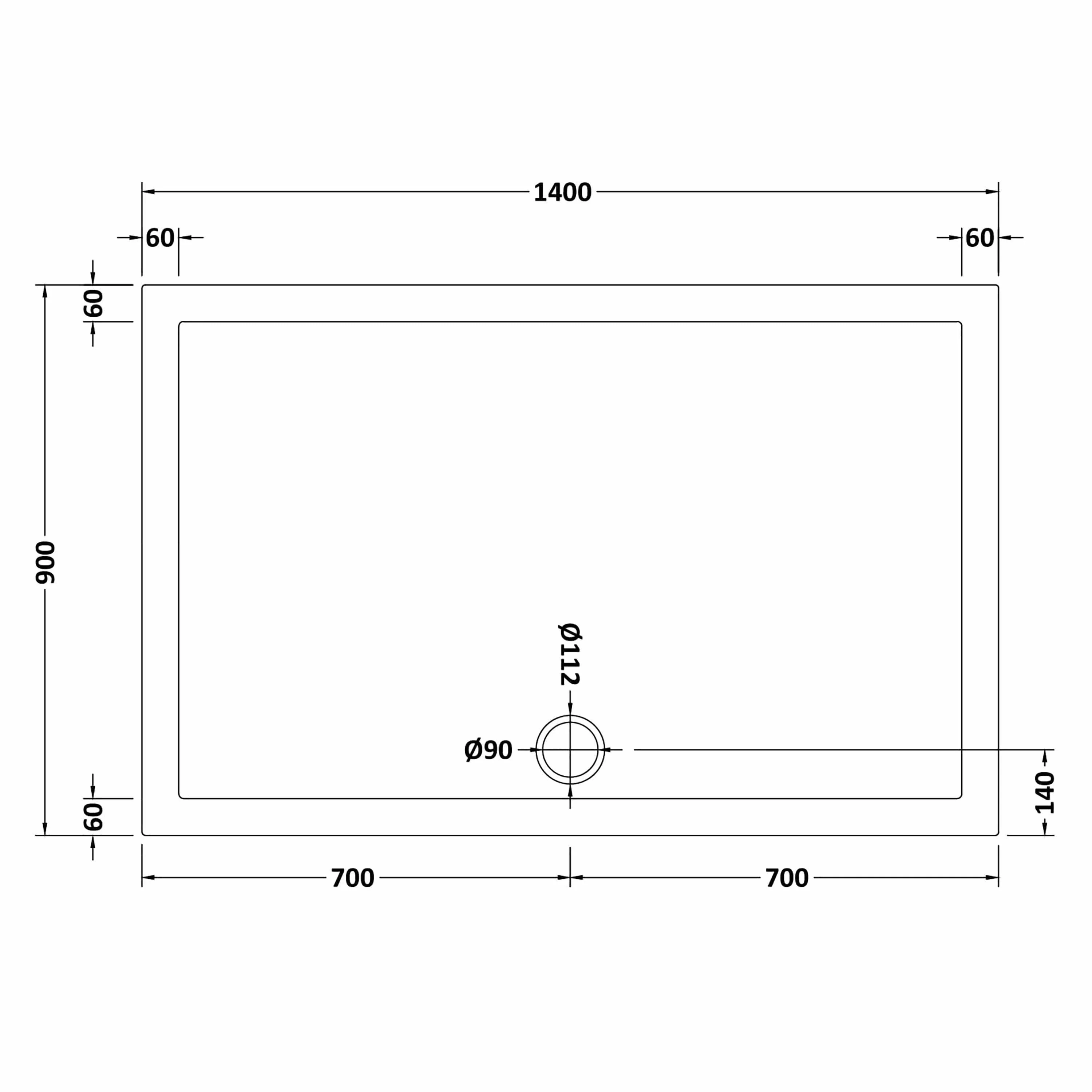 8mm Glass Walk In Wetroom Screen and Hinged Return Screen and Shower Tray - Choice of Size and Finish - Image 116