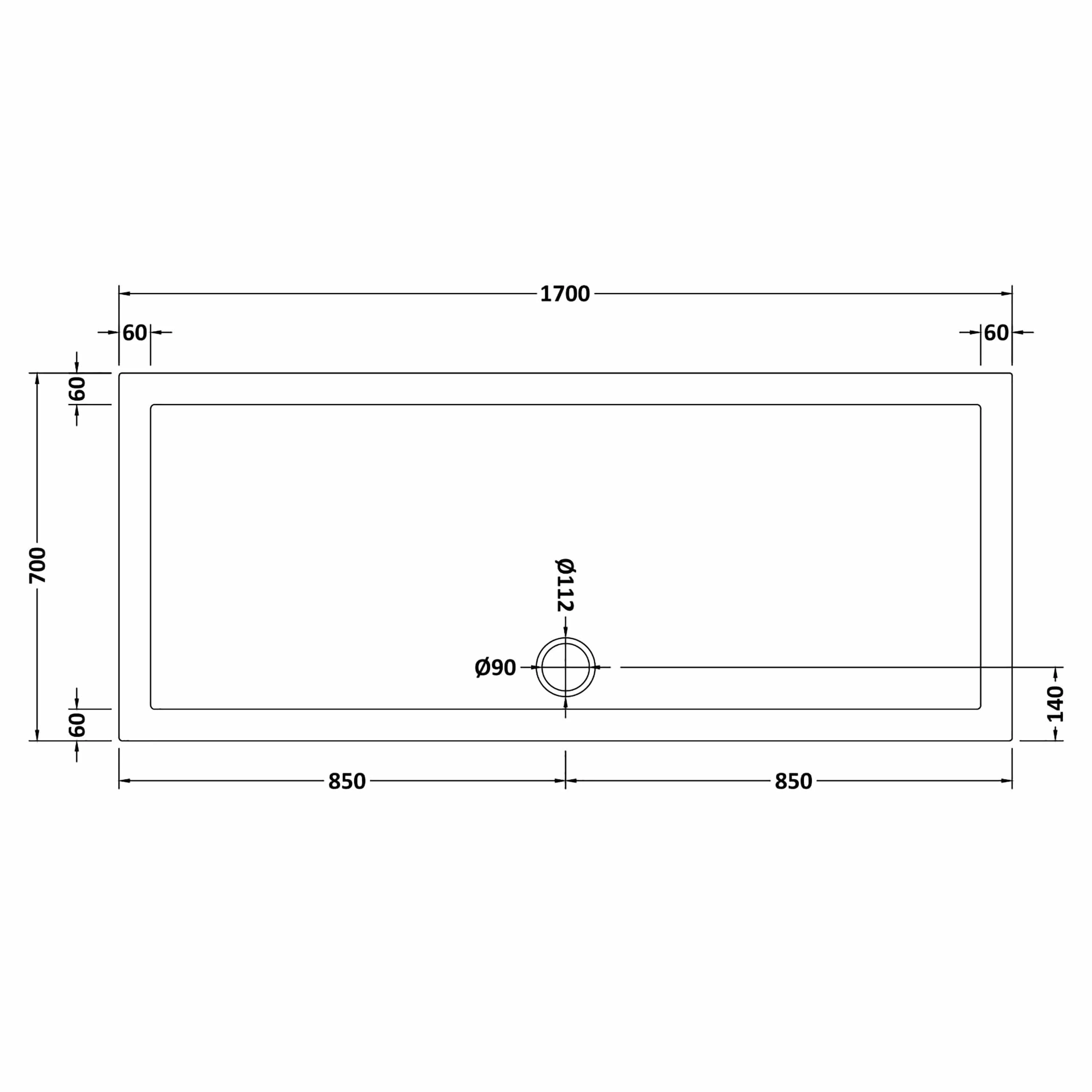 8mm Glass Walk In Wetroom Screen and Hinged Return Screen and Shower Tray - Choice of Size and Finish - Image 121