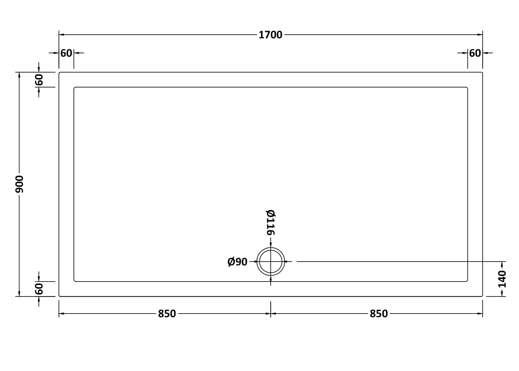 8mm Glass Walk In Wetroom Screen and Hinged Return Screen and Shower Tray - Choice of Size and Finish - Image 134