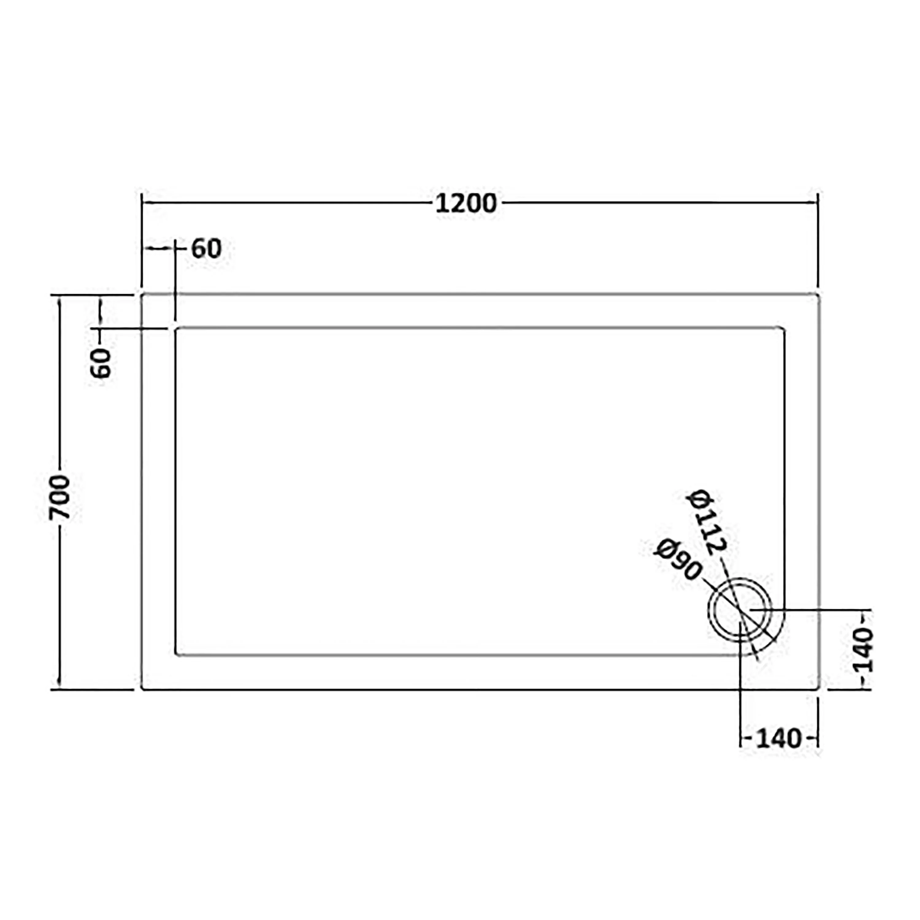 8mm Glass Walk In Wetroom Screen and Hinged Return Screen and Shower Tray - Choice of Size and Finish - Image 138