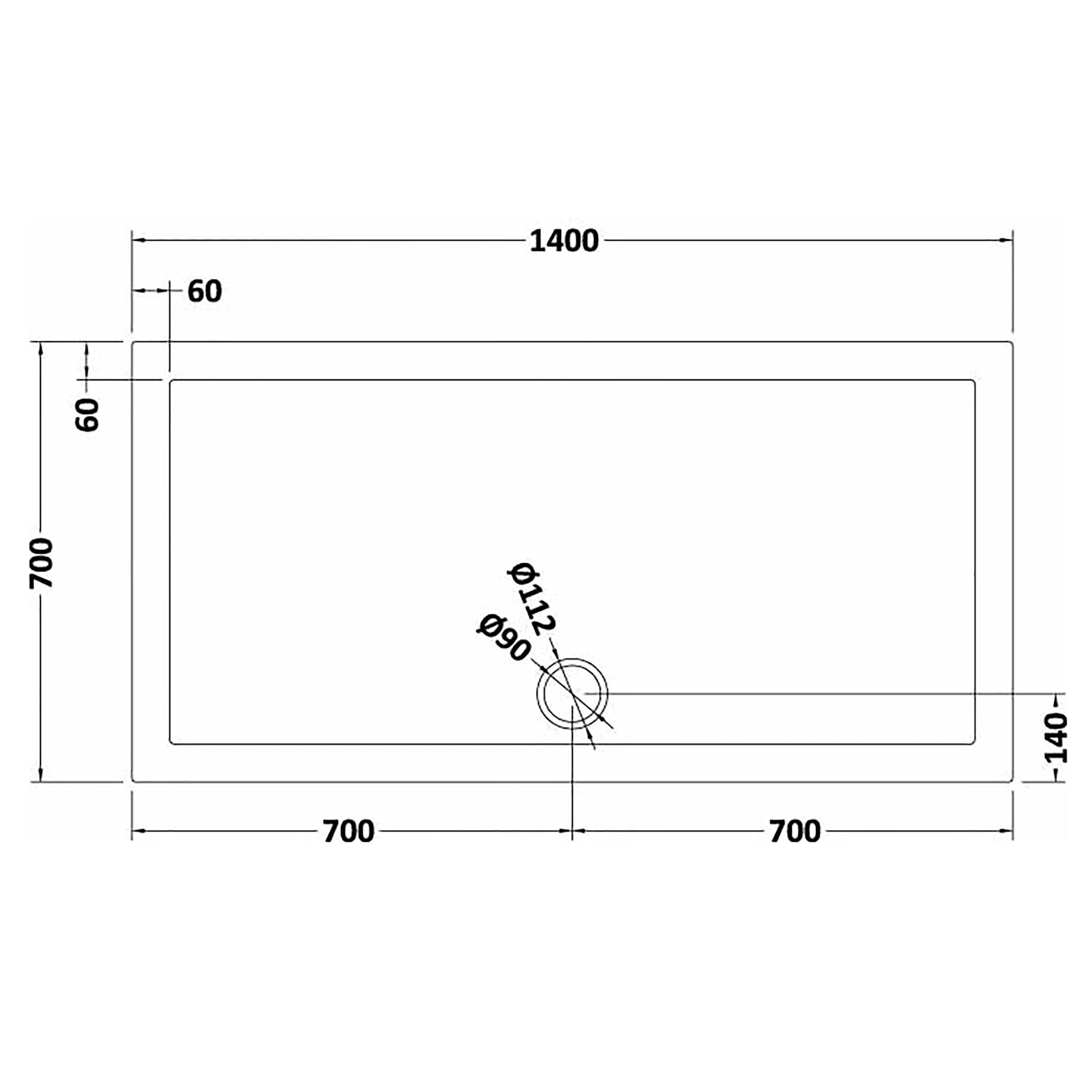 8mm Glass Walk In Wetroom Screen and Hinged Return Screen and Shower Tray - Choice of Size and Finish - Image 154