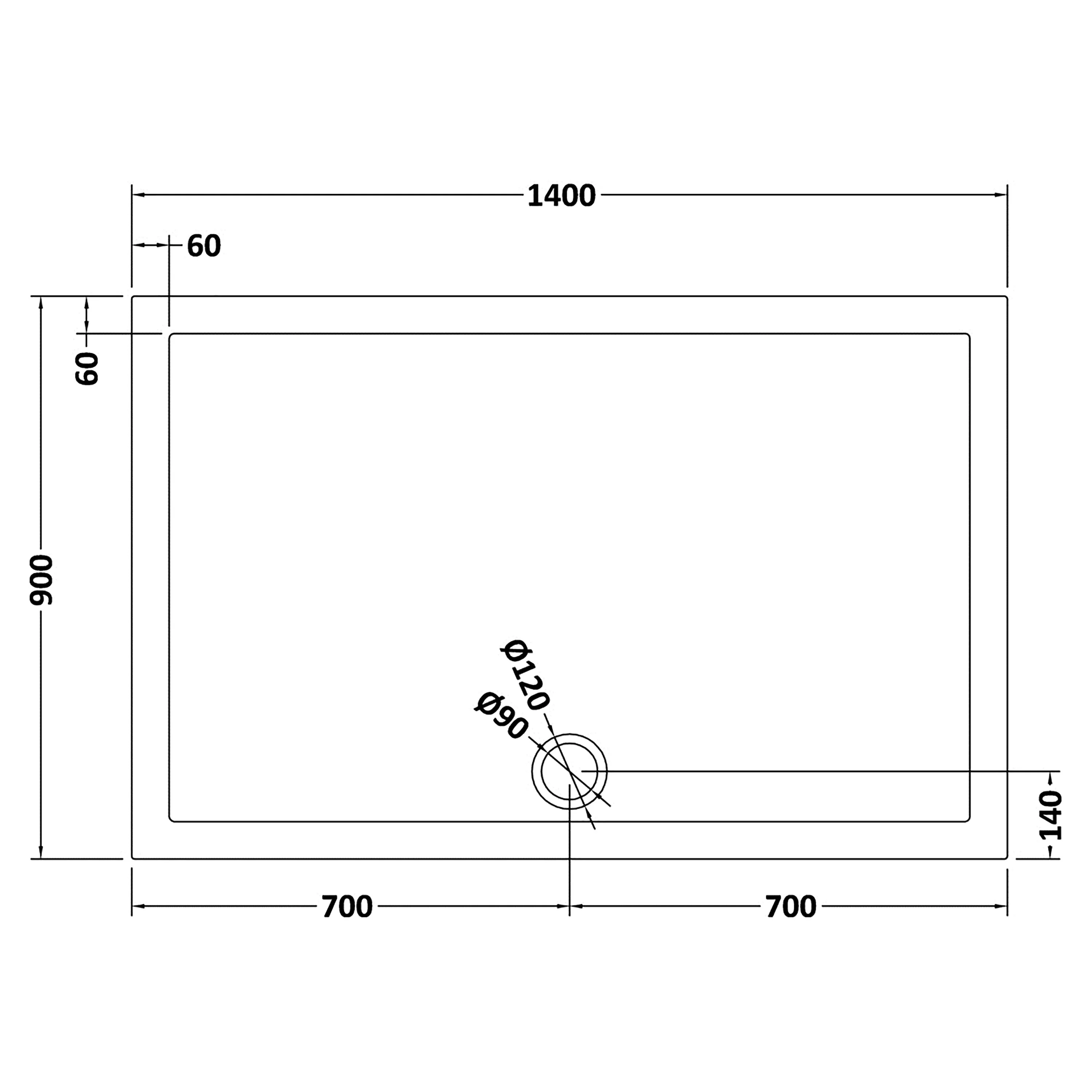8mm Glass Walk In Wetroom Screen and Hinged Return Screen and Shower Tray - Choice of Size and Finish - Image 166