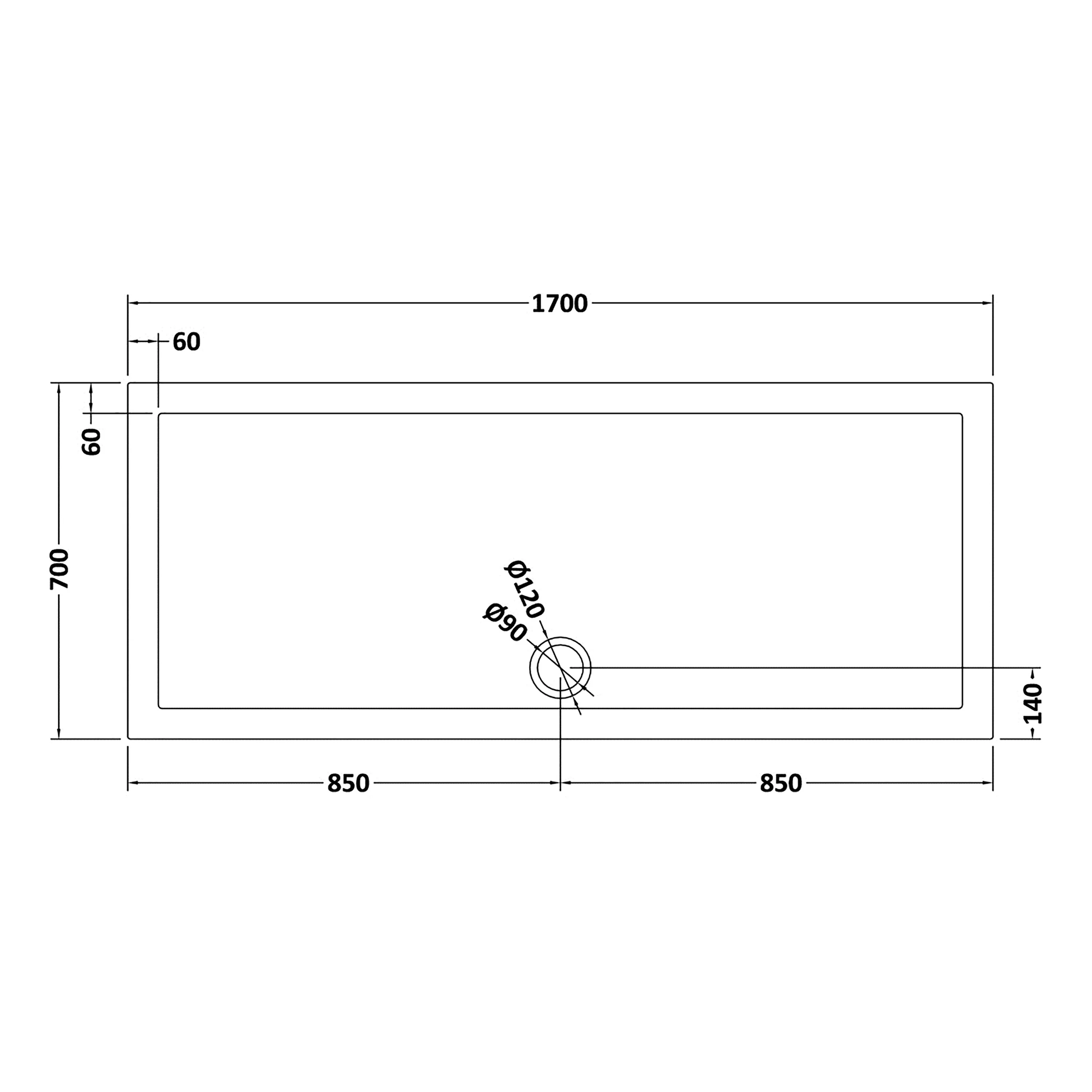 8mm Glass Walk In Wetroom Screen and Hinged Return Screen and Shower Tray - Choice of Size and Finish - Image 171
