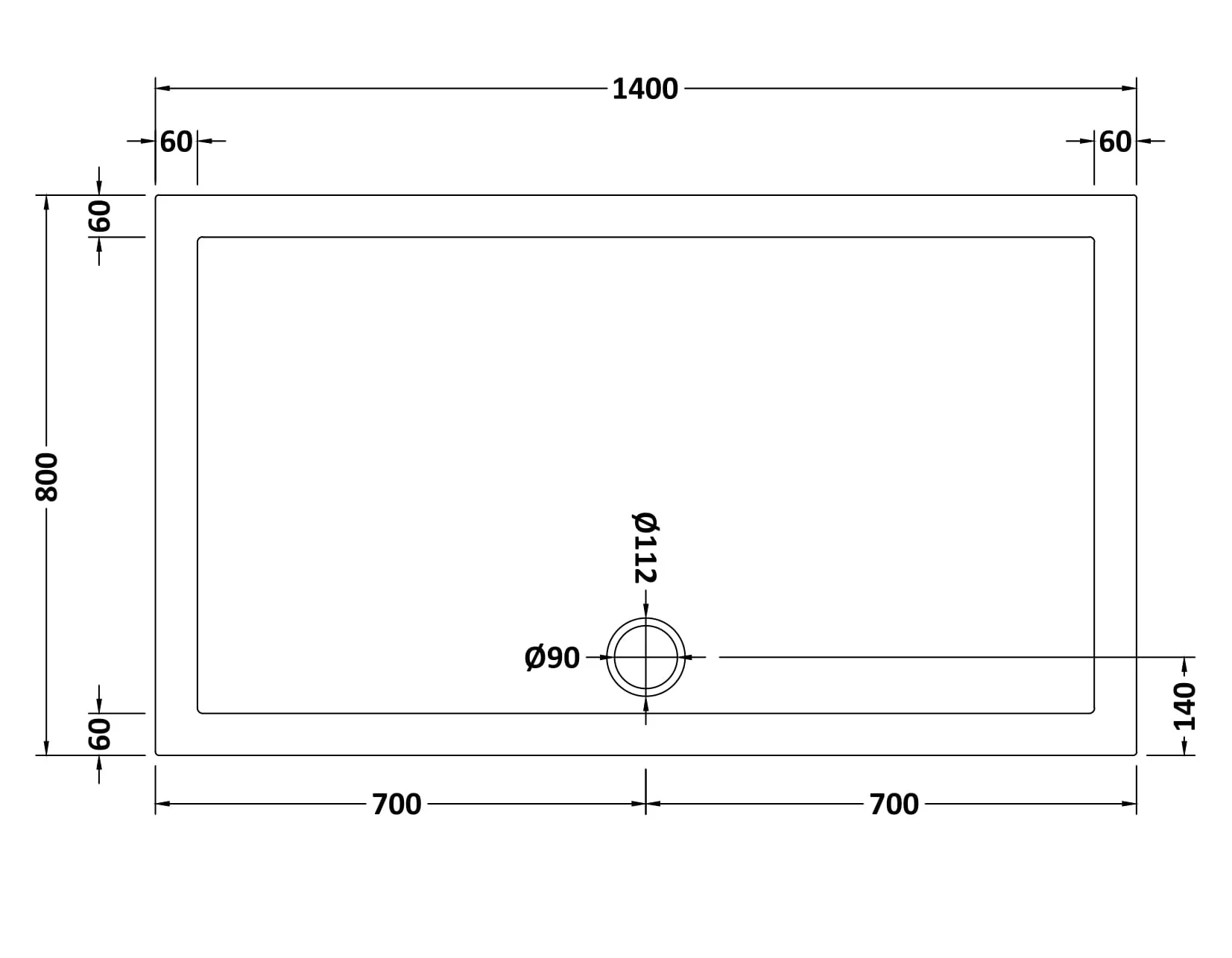 8mm Glass Walk In Wetroom Screen and Hinged Return Screen and Shower Tray - Choice of Size and Finish - Image 22
