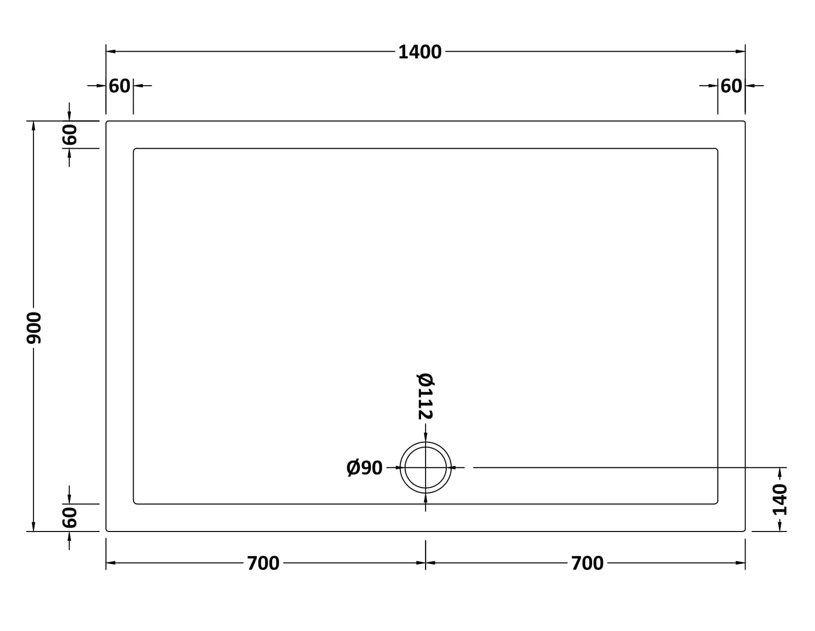 8mm Glass Walk In Wetroom Screen and Hinged Return Screen and Shower Tray - Choice of Size and Finish - Image 25