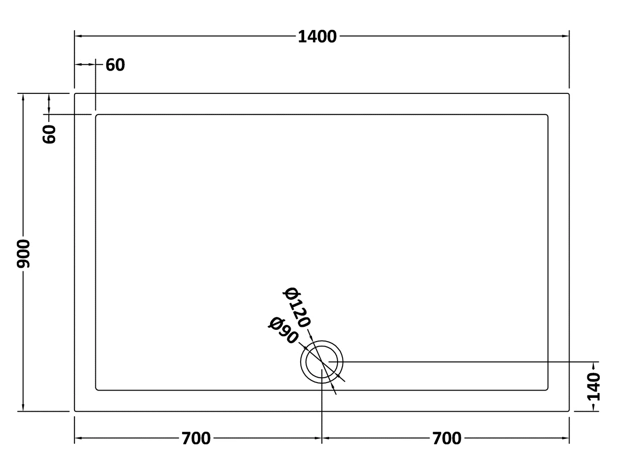8mm Glass Walk In Wetroom Screen and Hinged Return Screen and Shower Tray - Choice of Size and Finish - Image 70