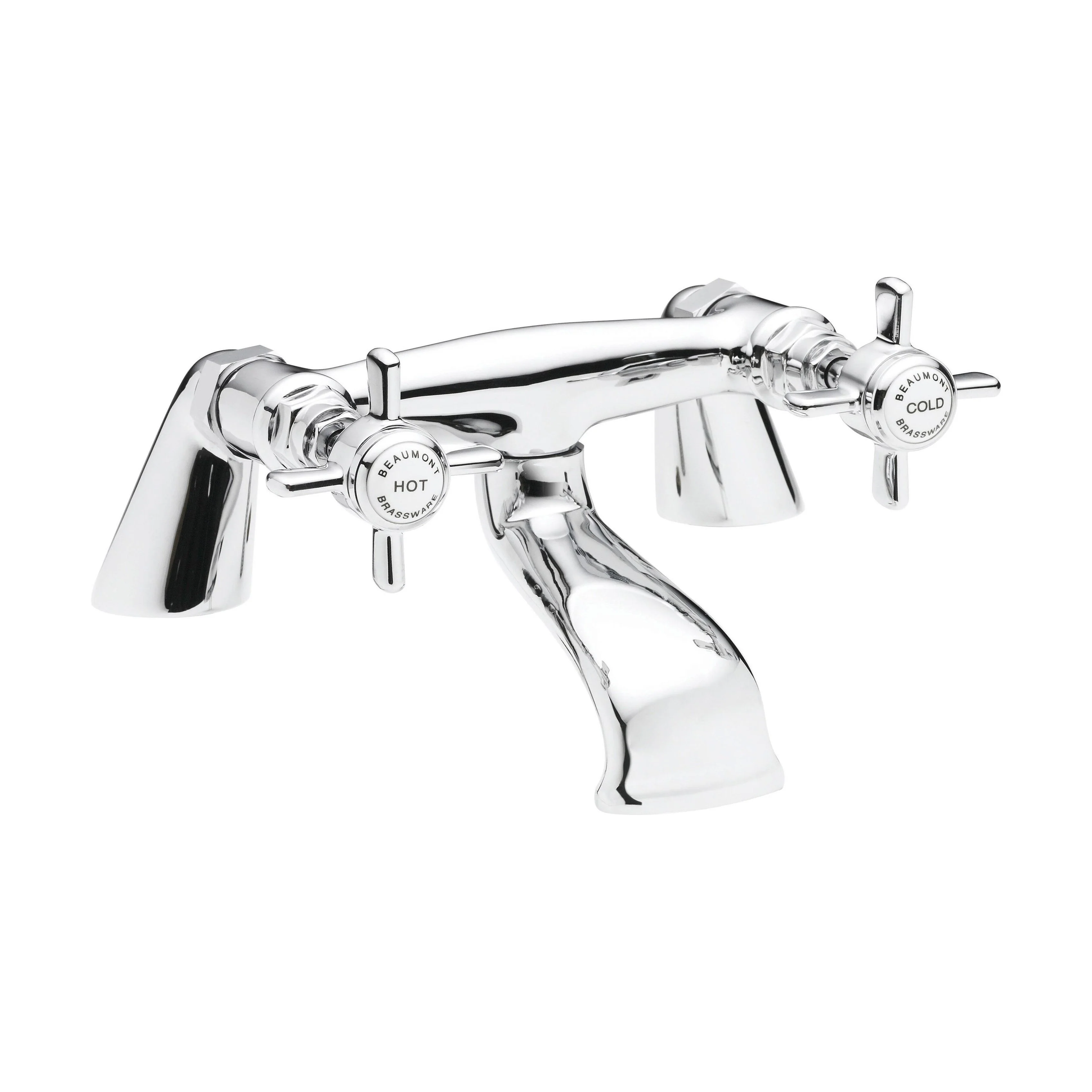Balterley Hanchurch Bath Filler Tap - Chrome or Brushed Brass - Image 2