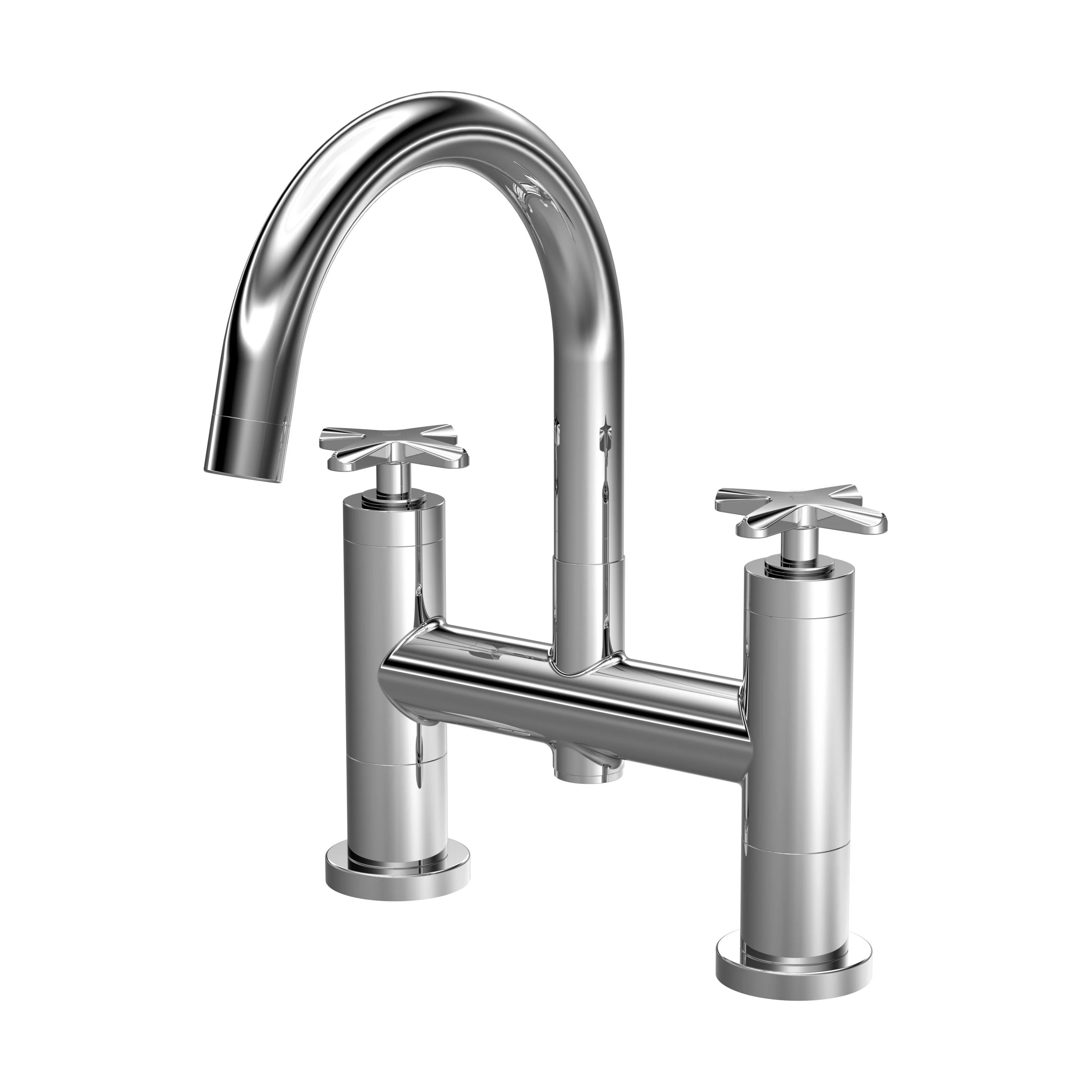 Connect Bath Filler Tap with Crosshead Handles
