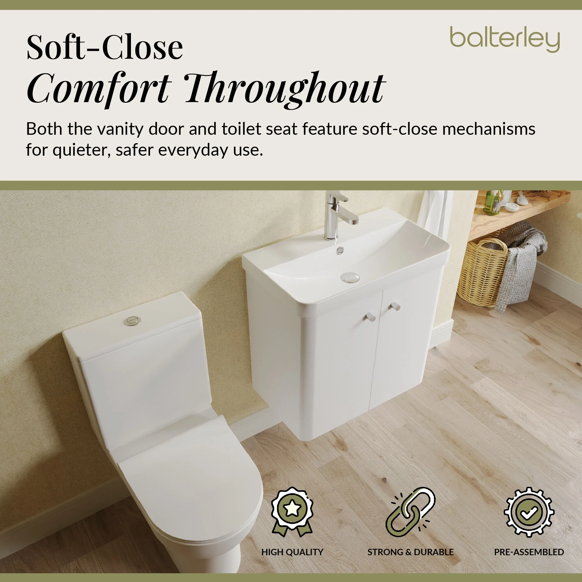 Curve Cloakroom Set - Wall Hung Vanity Basin Unit, Toilet and Mono Basin Mixer Tap - Image 56