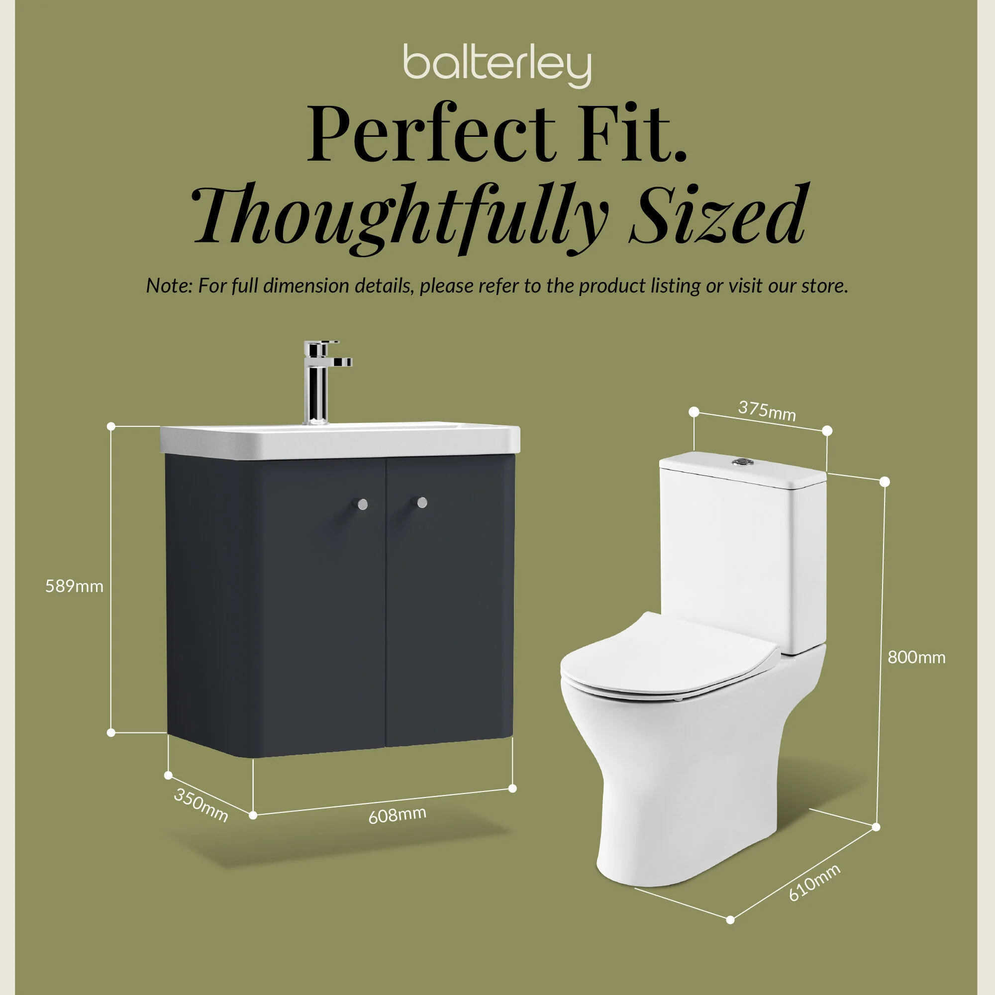Curve Cloakroom Set - Wall Hung Vanity Basin Unit, Toilet and Mono Basin Mixer Tap - Image 58