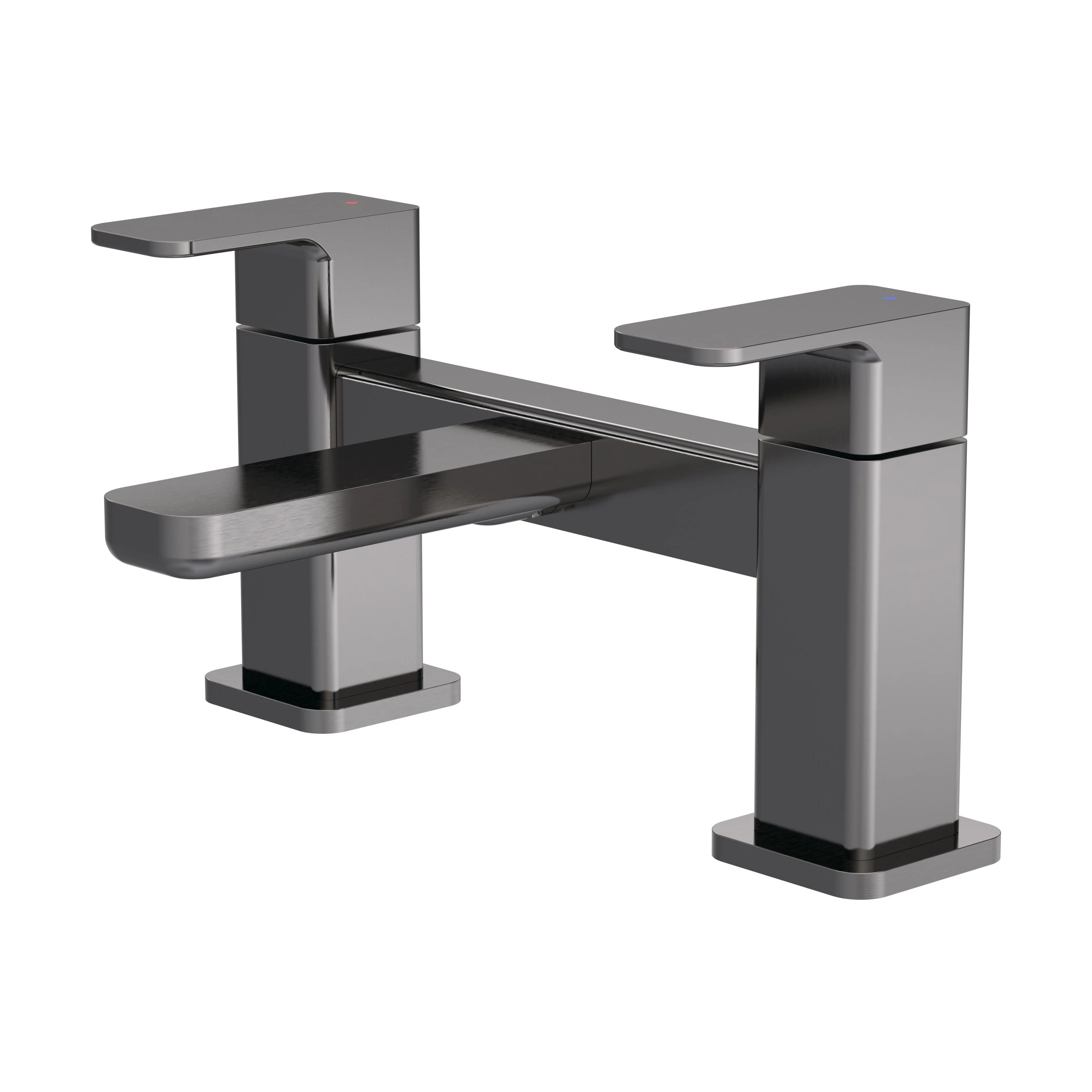 Swinscoe Dual Lever Square Deck Mounted Bath Filler Tap – Choice of Finish - Image 5