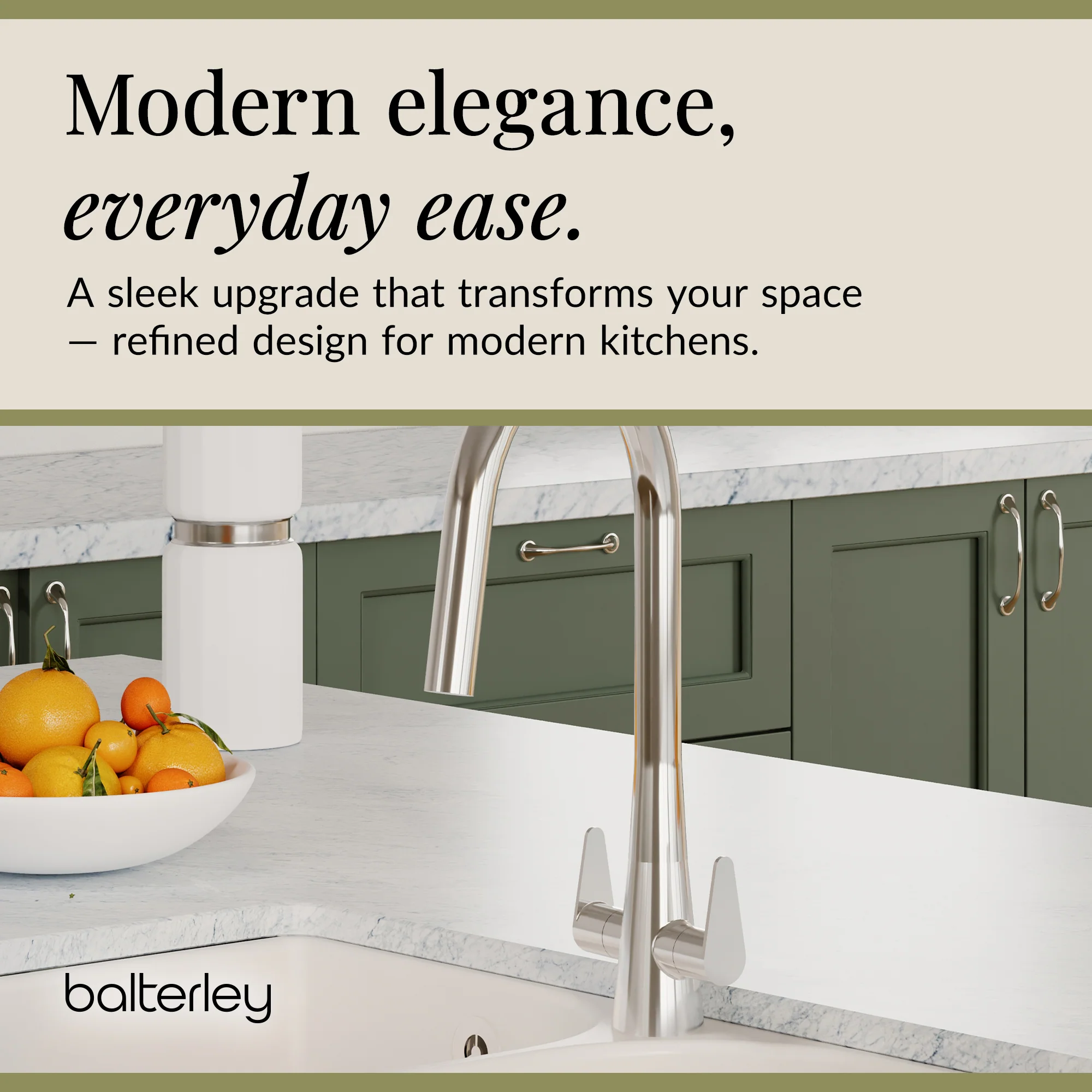 Contemporary Kitchen Mono Sink Mixer Tap – Choice of Finishes & Handle Styles - Image 37