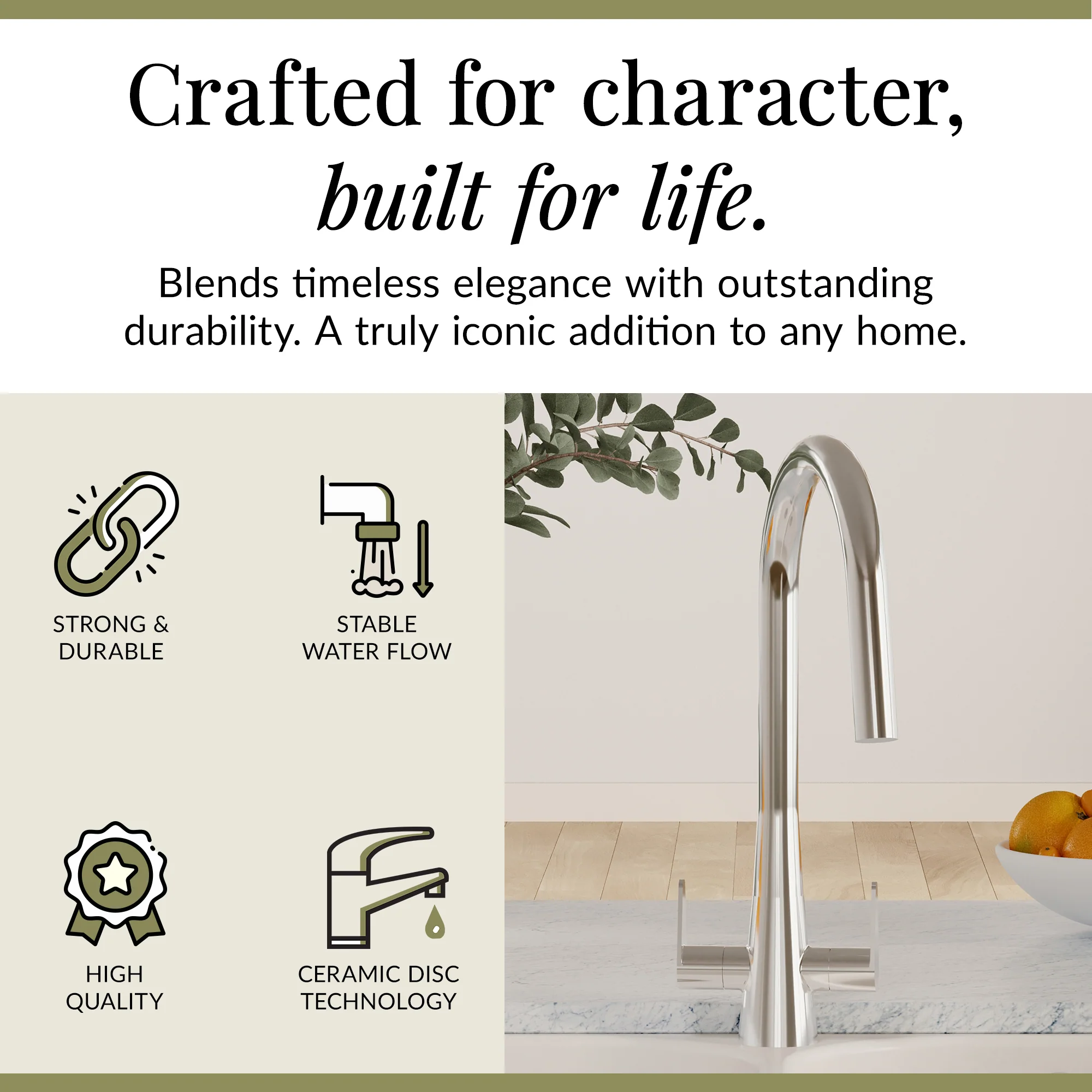 Contemporary Kitchen Mono Sink Mixer Tap – Choice of Finishes & Handle Styles - Image 38