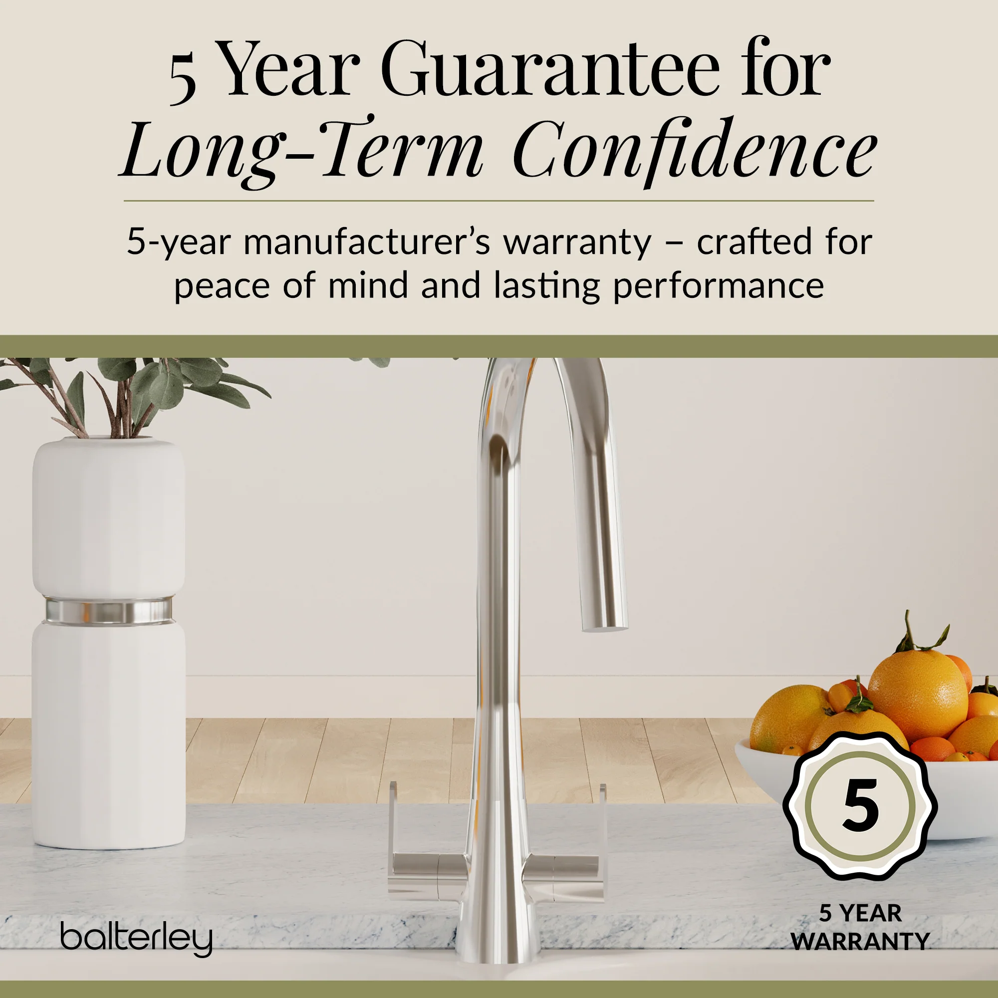 Contemporary Kitchen Mono Sink Mixer Tap – Choice of Finishes & Handle Styles - Image 39