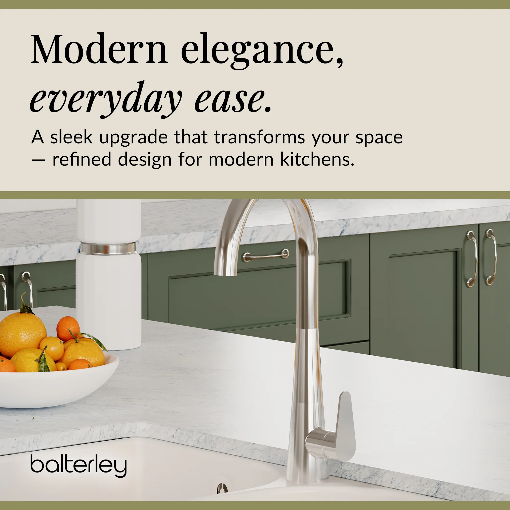 Contemporary Kitchen Mono Sink Mixer Tap – Choice of Finishes & Handle Styles - Image 40