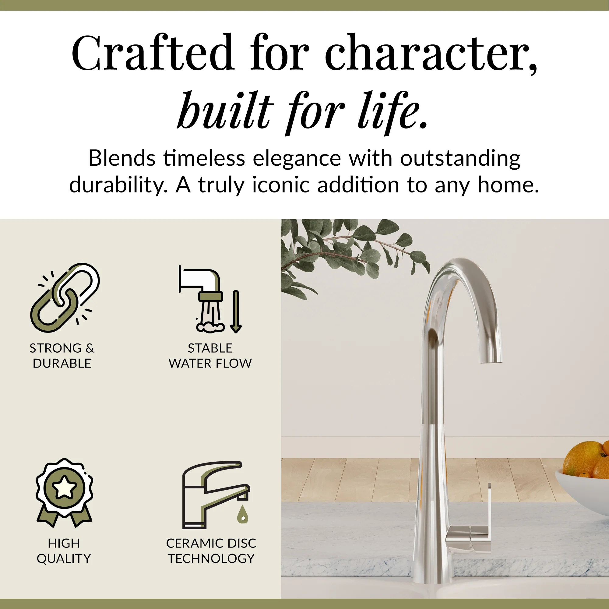 Contemporary Kitchen Mono Sink Mixer Tap – Choice of Finishes & Handle Styles - Image 43