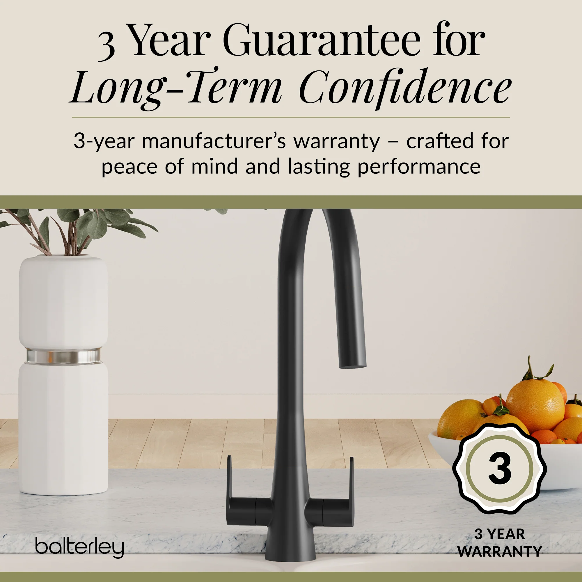 Contemporary Kitchen Mono Sink Mixer Tap – Choice of Finishes & Handle Styles - Image 46