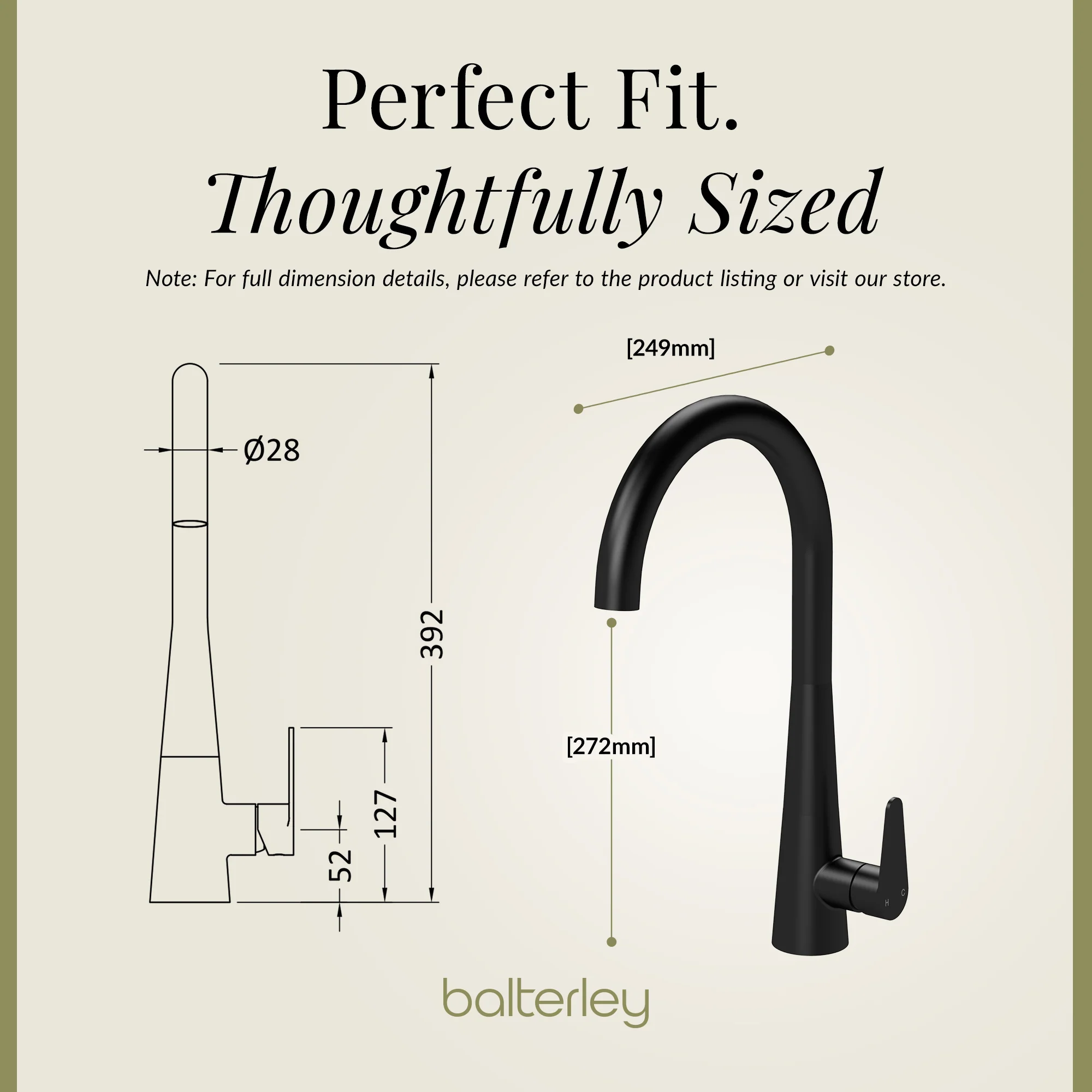 Contemporary Kitchen Mono Sink Mixer Tap – Choice of Finishes & Handle Styles - Image 54