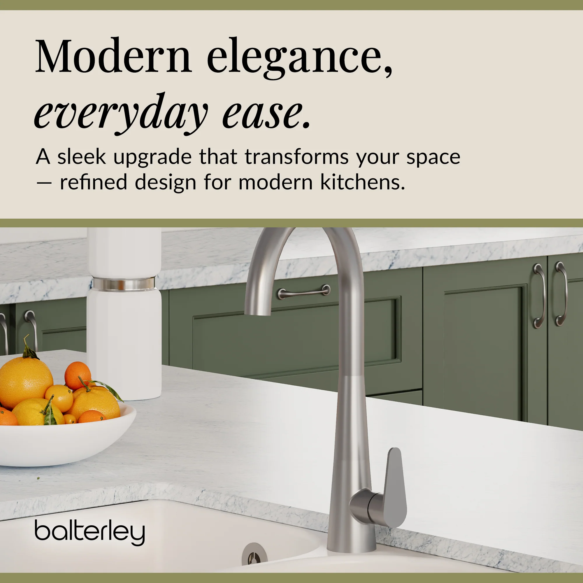 Contemporary Kitchen Mono Sink Mixer Tap – Choice of Finishes & Handle Styles - Image 64