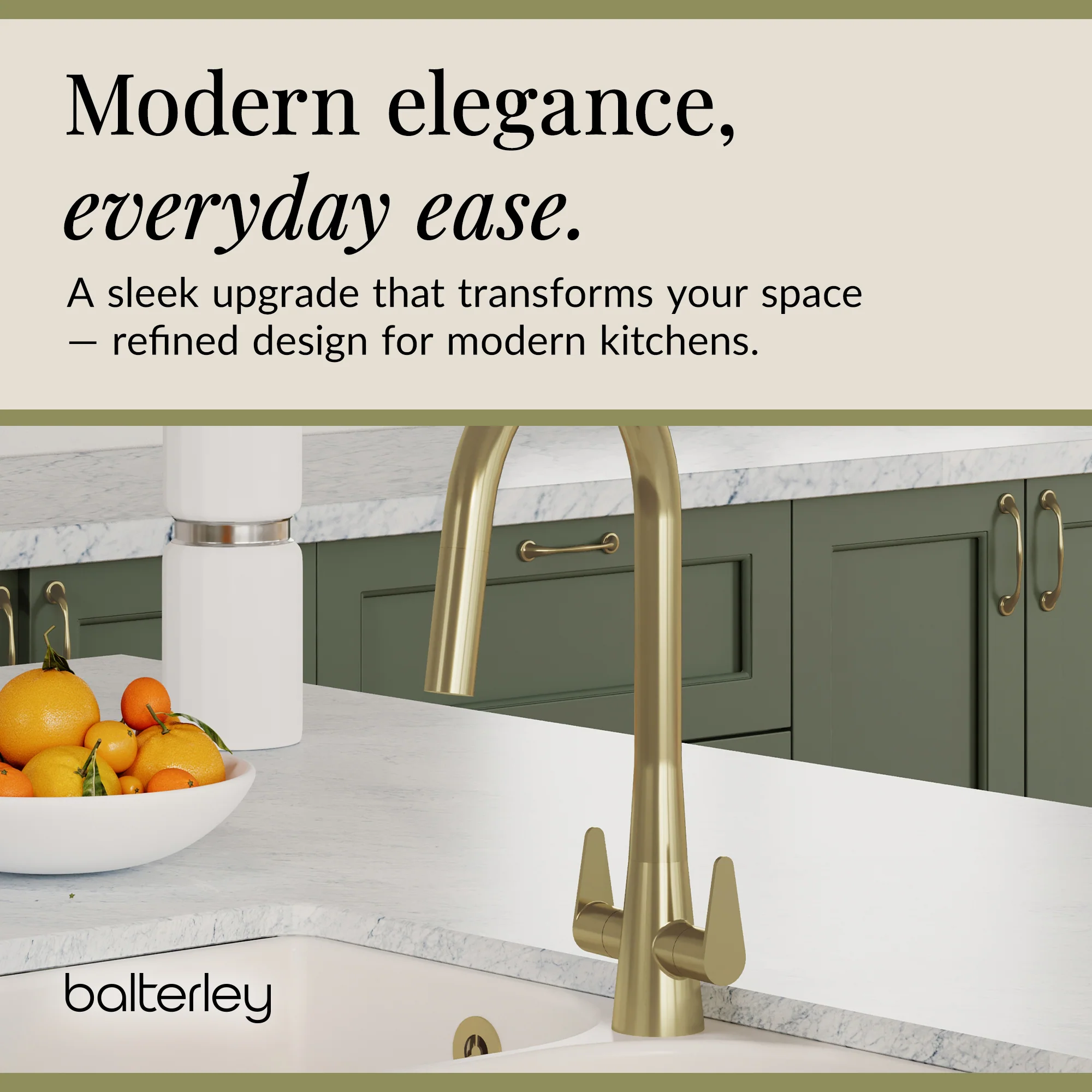 Contemporary Kitchen Mono Sink Mixer Tap – Choice of Finishes & Handle Styles - Image 72