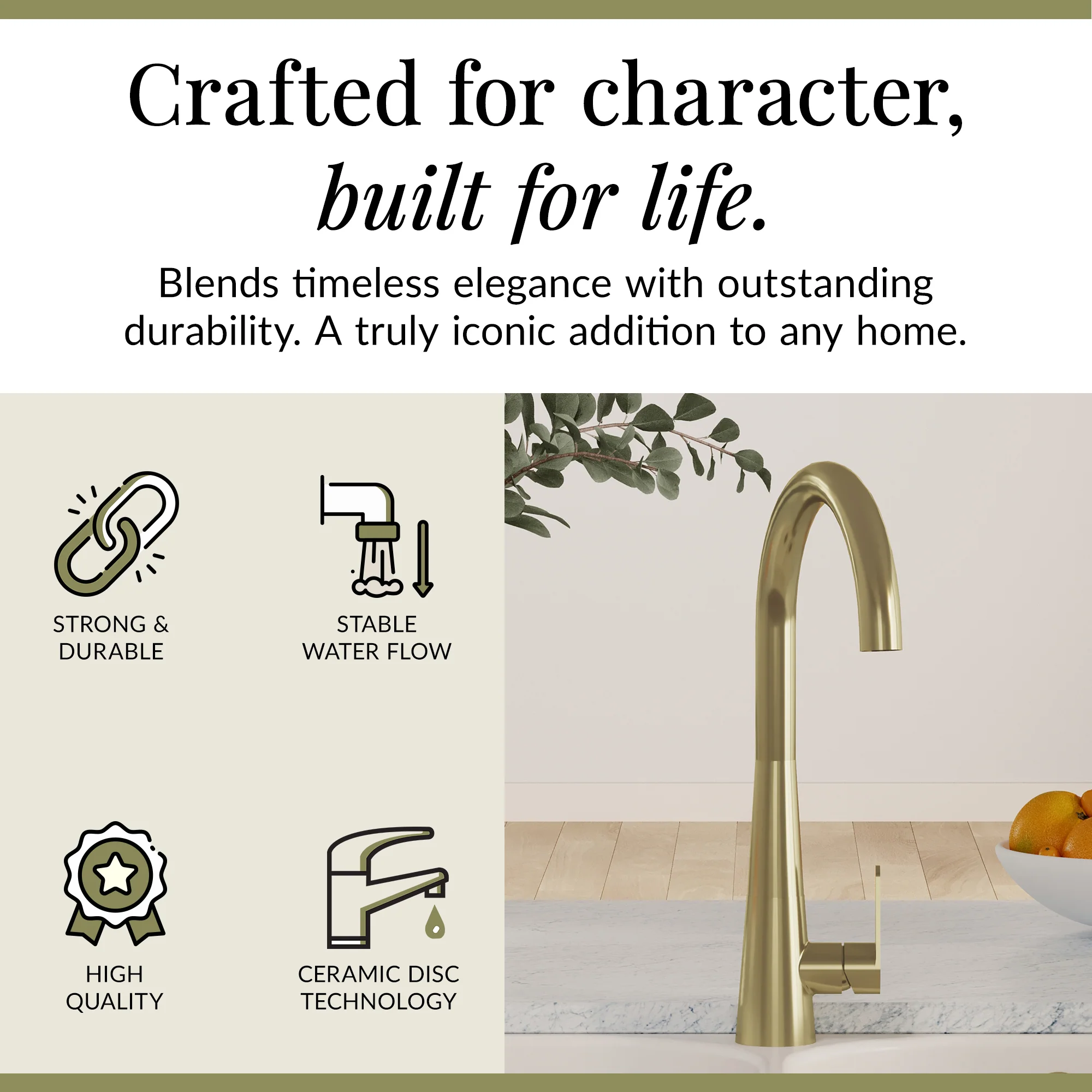 Contemporary Kitchen Mono Sink Mixer Tap – Choice of Finishes & Handle Styles - Image 78