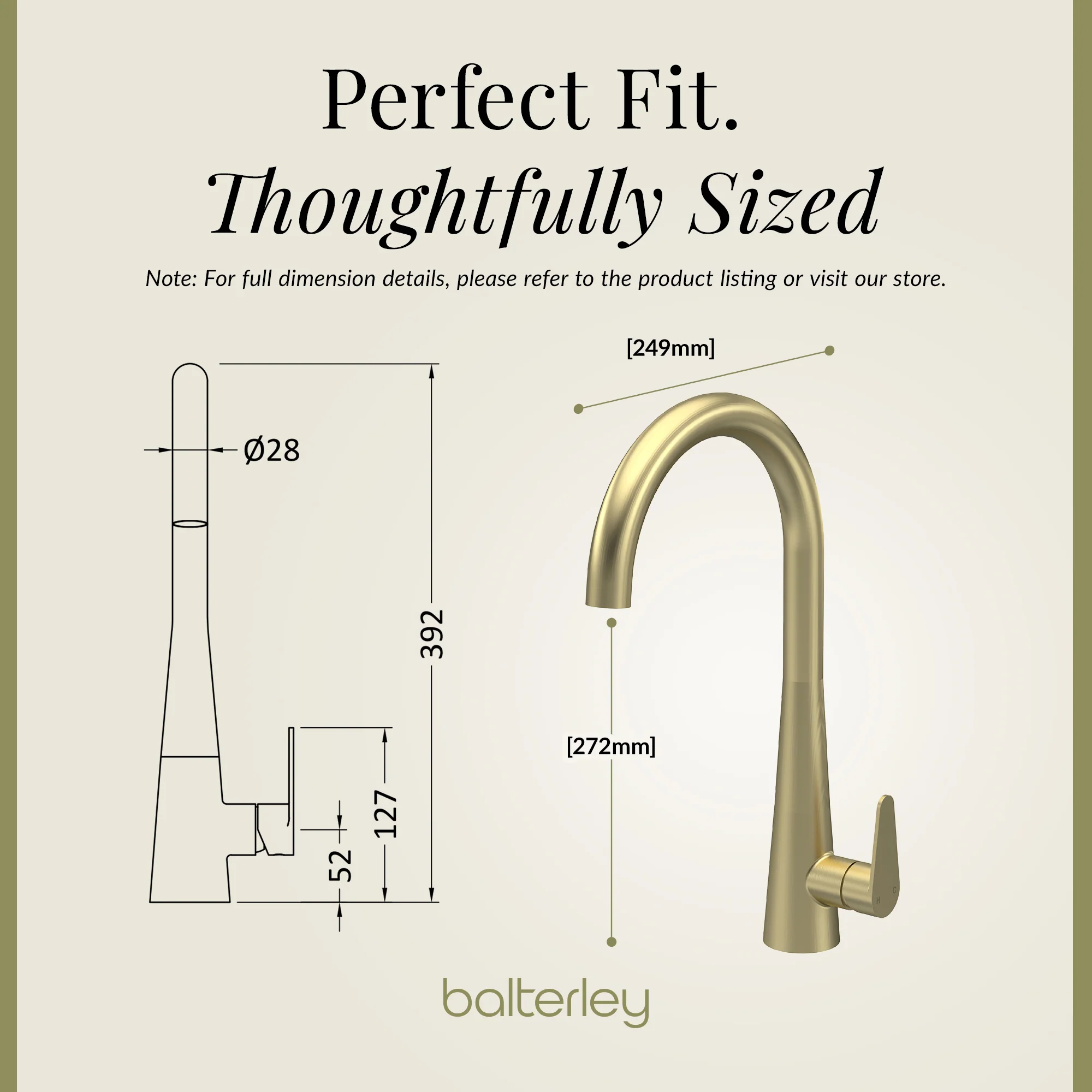 Contemporary Kitchen Mono Sink Mixer Tap – Choice of Finishes & Handle Styles - Image 81