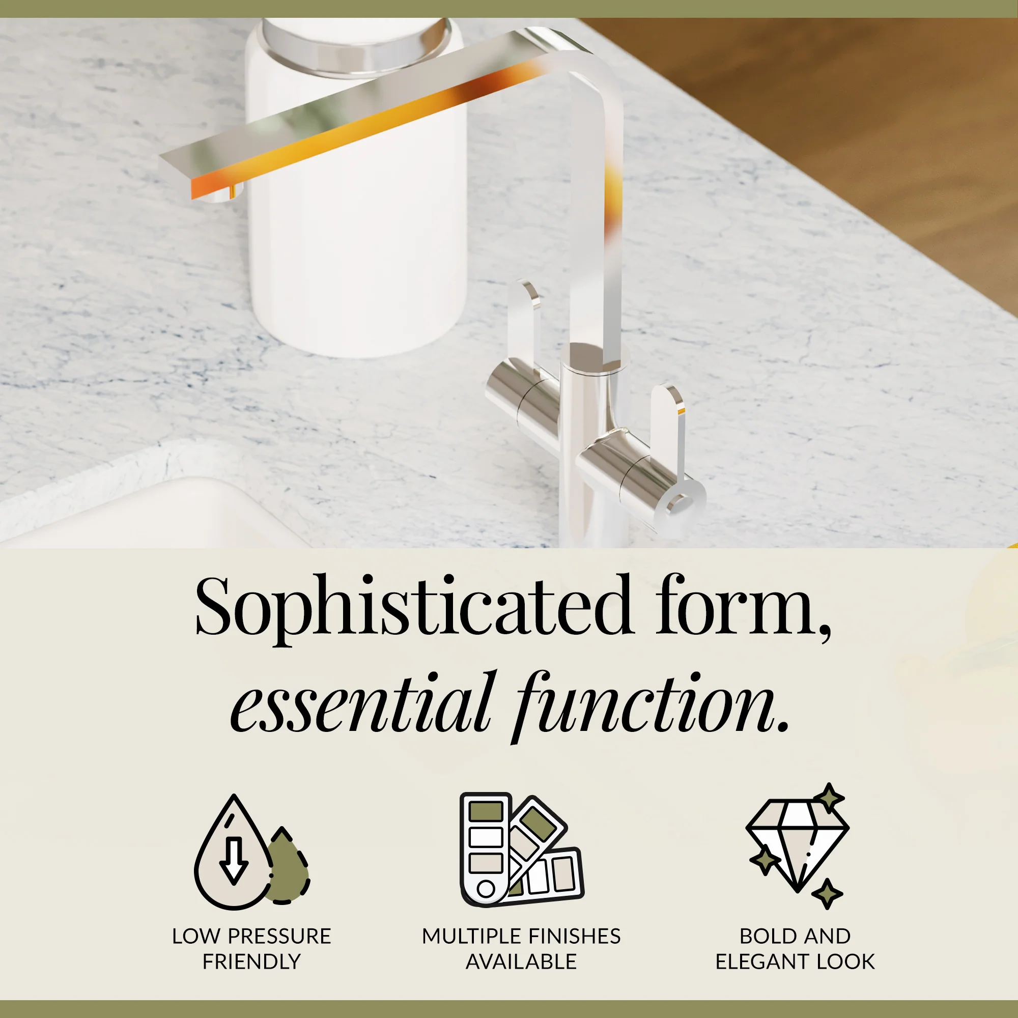 Chara Kitchen Mono Mixer Tap - Multiple Lever and Finishes Available - Image 37