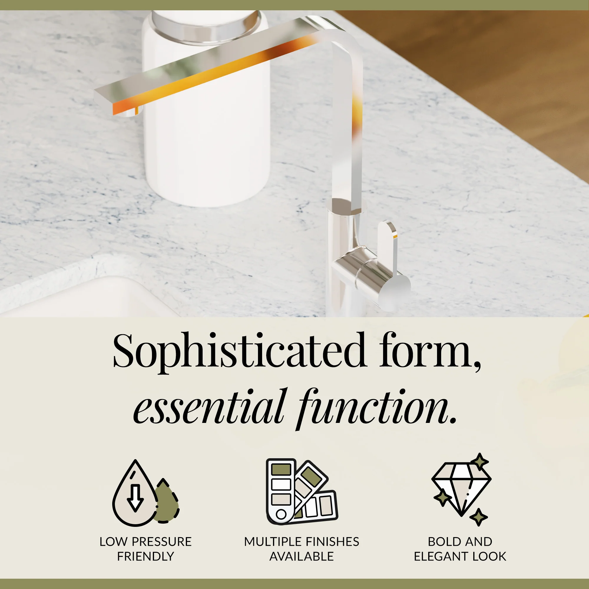 Chara Kitchen Mono Mixer Tap - Multiple Lever and Finishes Available - Image 40