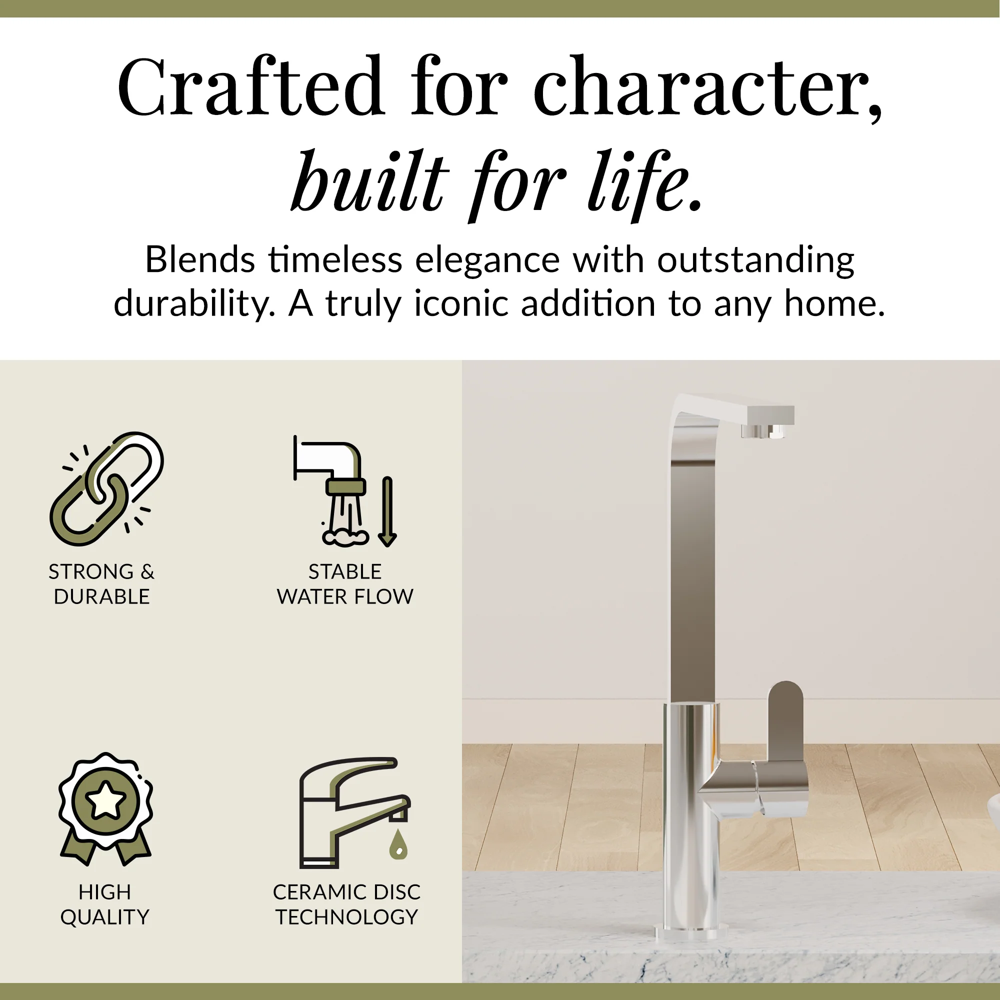 Chara Kitchen Mono Mixer Tap - Multiple Lever and Finishes Available - Image 43