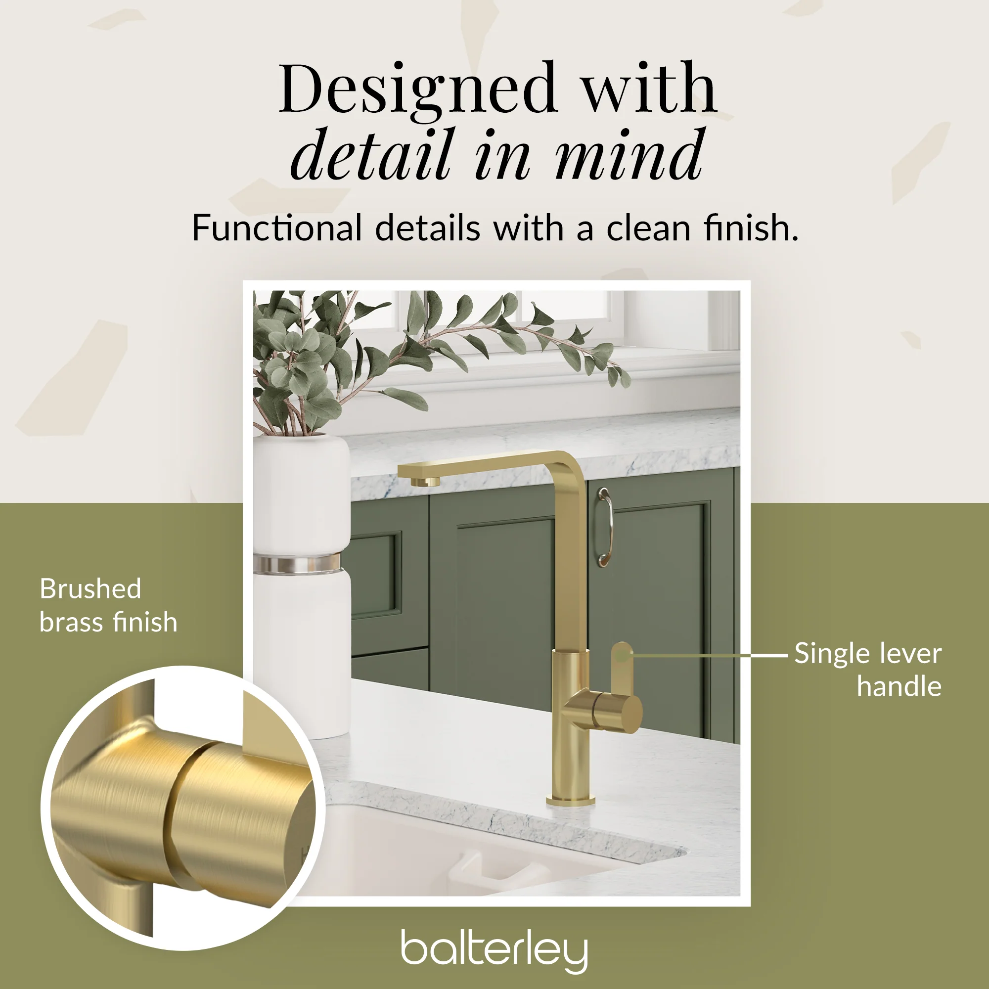 Chara Kitchen Mono Mixer Tap - Multiple Lever and Finishes Available - Image 64