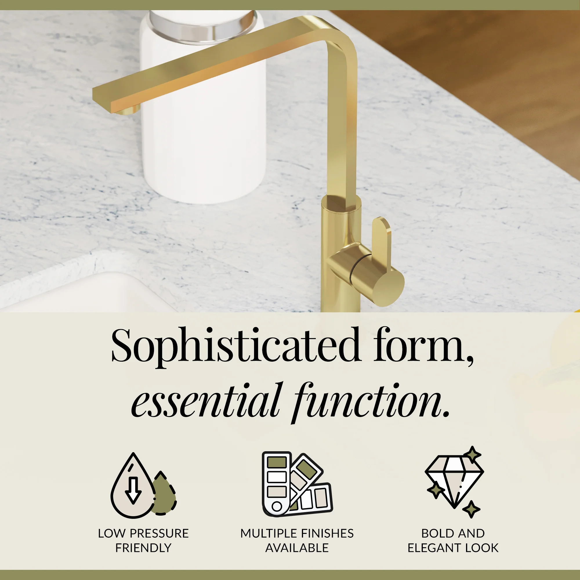 Chara Kitchen Mono Mixer Tap - Multiple Lever and Finishes Available - Image 68
