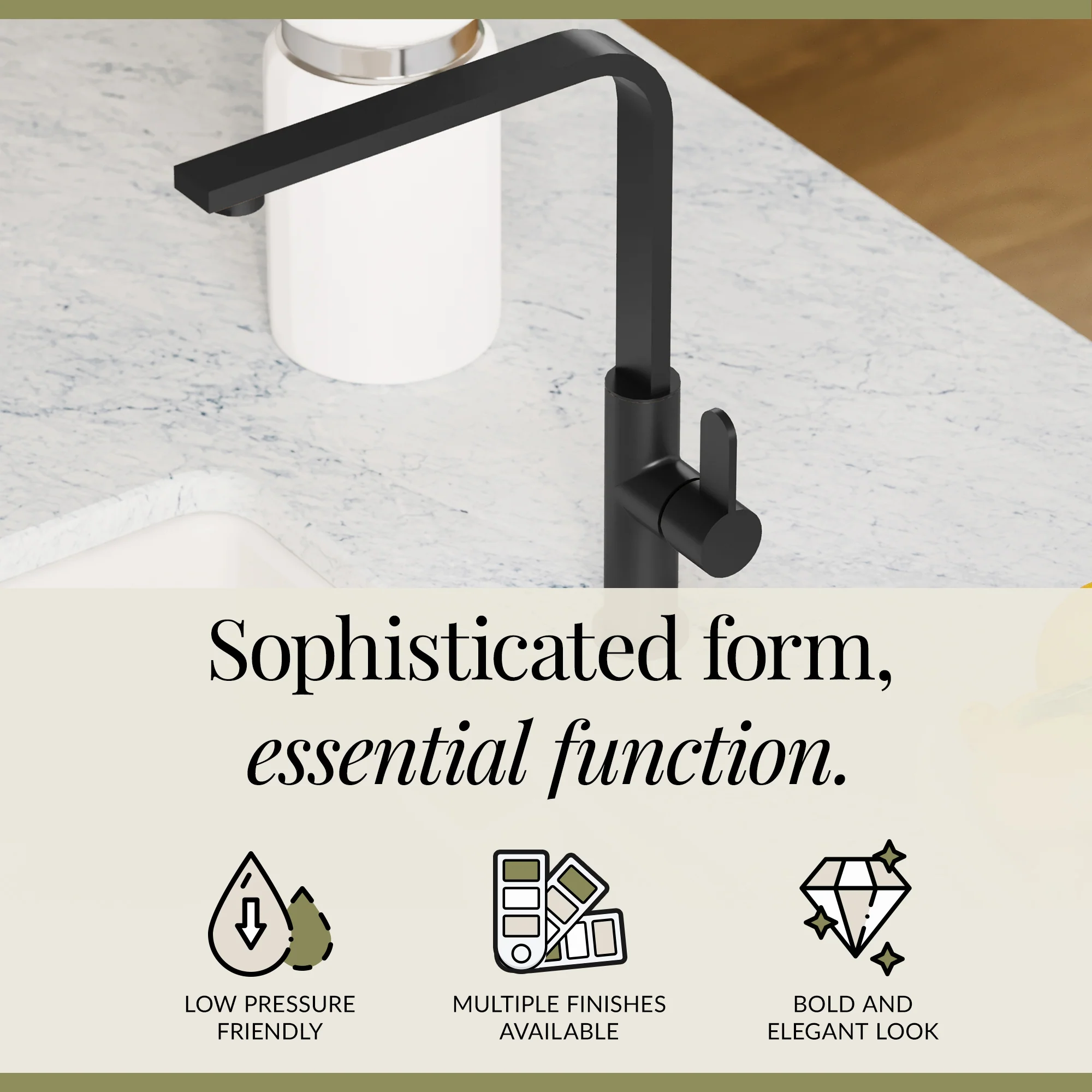 Chara Kitchen Mono Mixer Tap - Multiple Lever and Finishes Available - Image 71