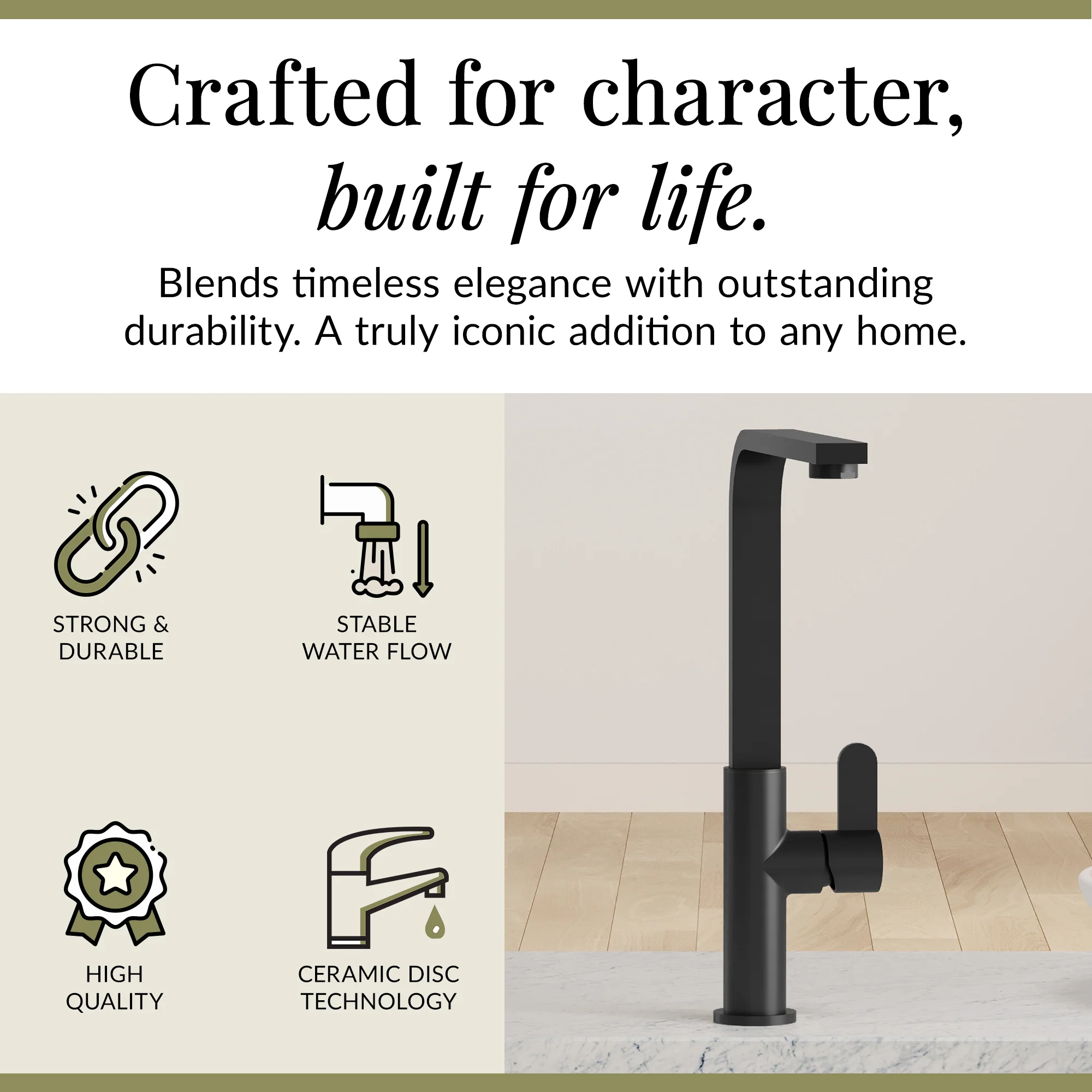 Chara Kitchen Mono Mixer Tap - Multiple Lever and Finishes Available - Image 72