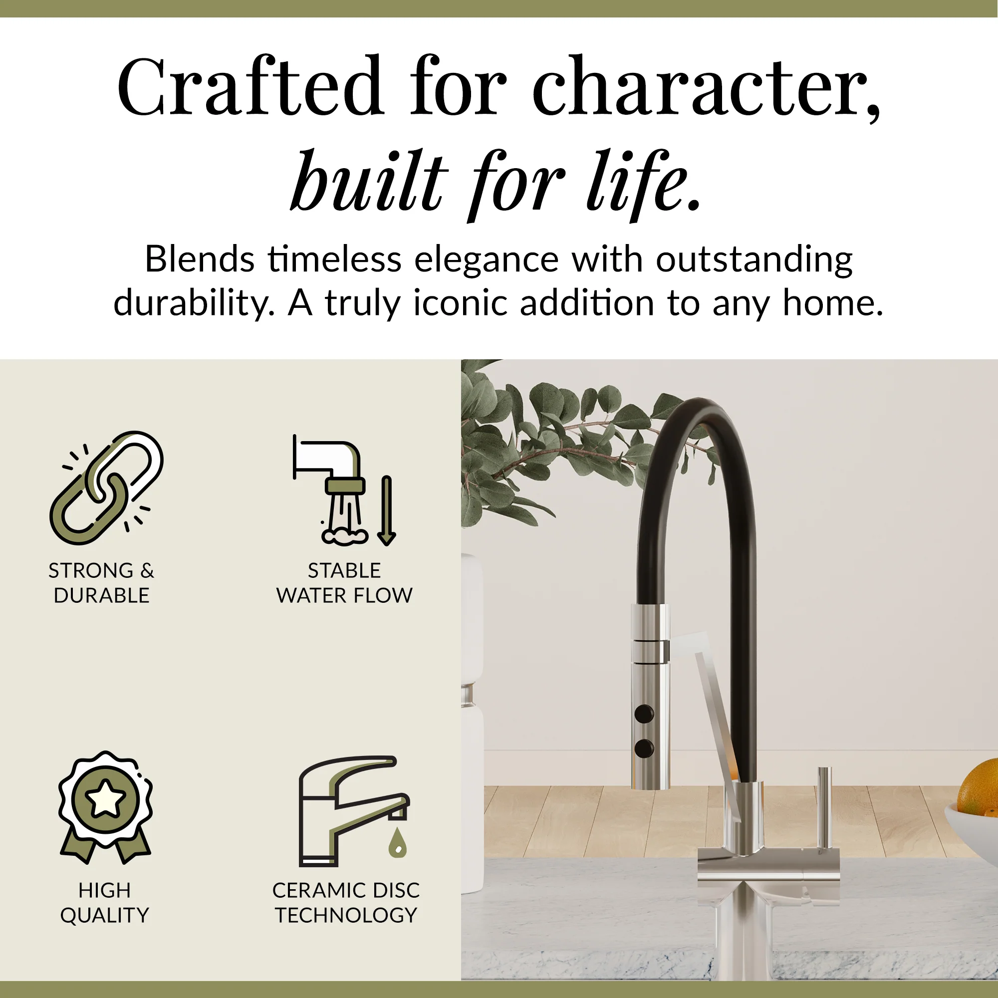 Rana Kitchen Mono Mixer Tap with Multiple Finish and Handle Options Available - Image 11
