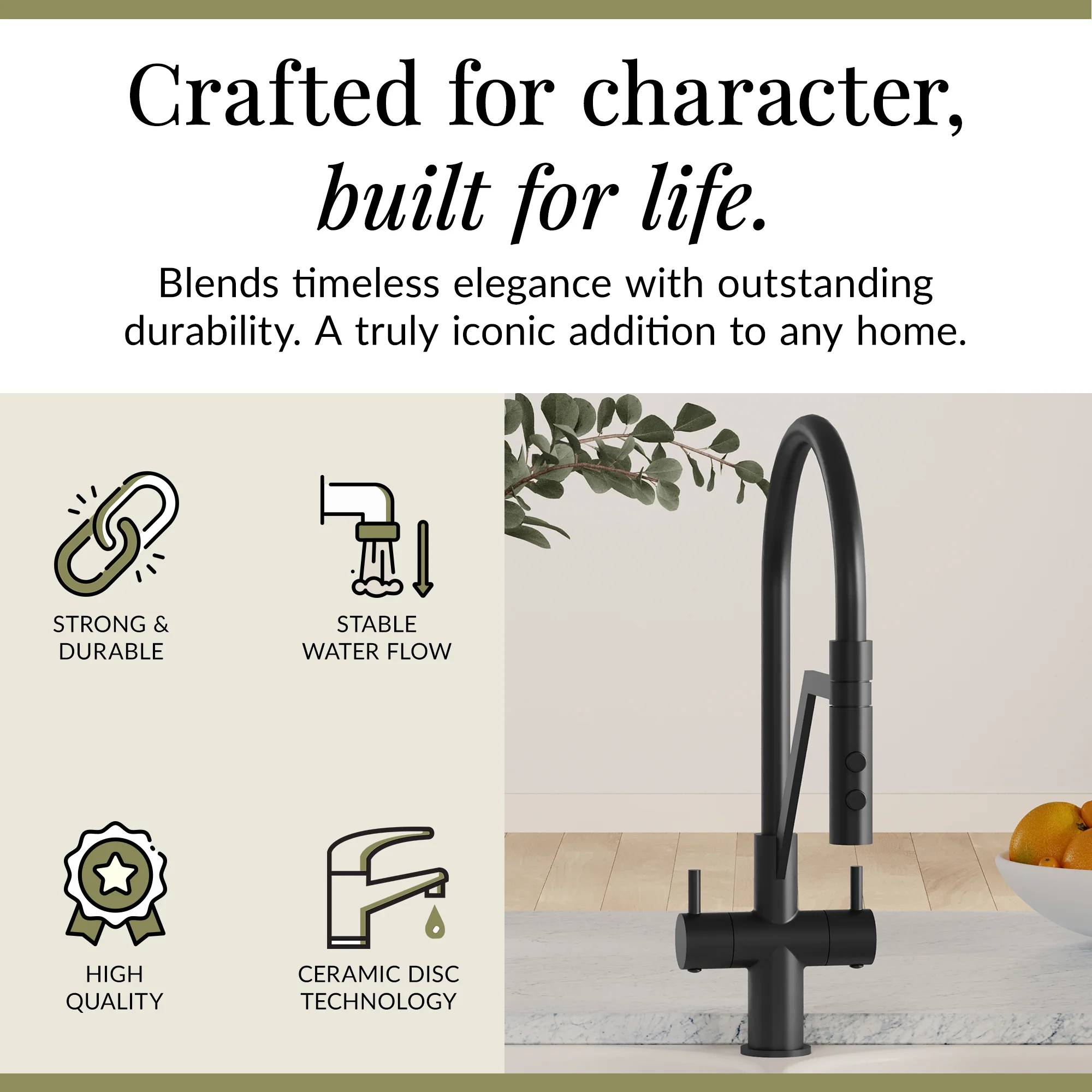 Rana Kitchen Mono Mixer Tap with Multiple Finish and Handle Options Available - Image 19