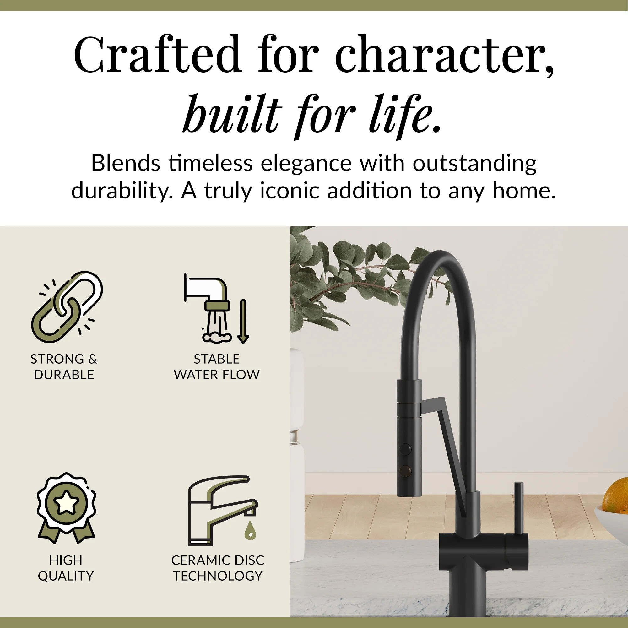 Rana Kitchen Mono Mixer Tap with Multiple Finish and Handle Options Available - Image 27