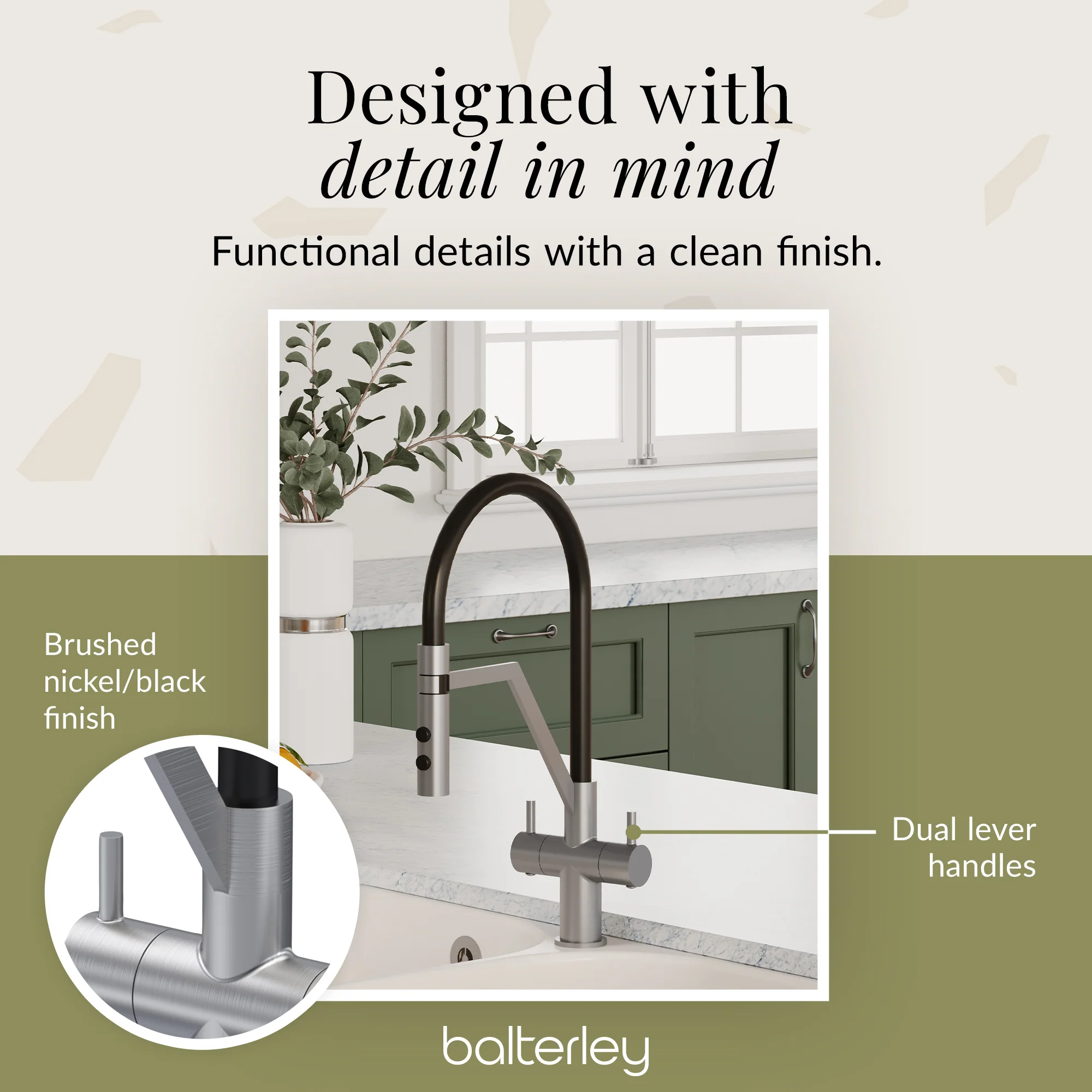 Rana Kitchen Mono Mixer Tap with Multiple Finish and Handle Options Available - Image 46