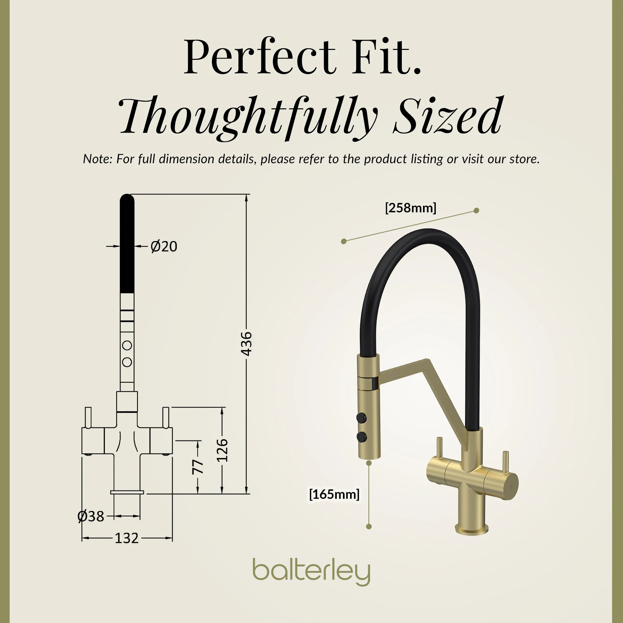 Rana Kitchen Mono Mixer Tap with Multiple Finish and Handle Options Available - Image 55