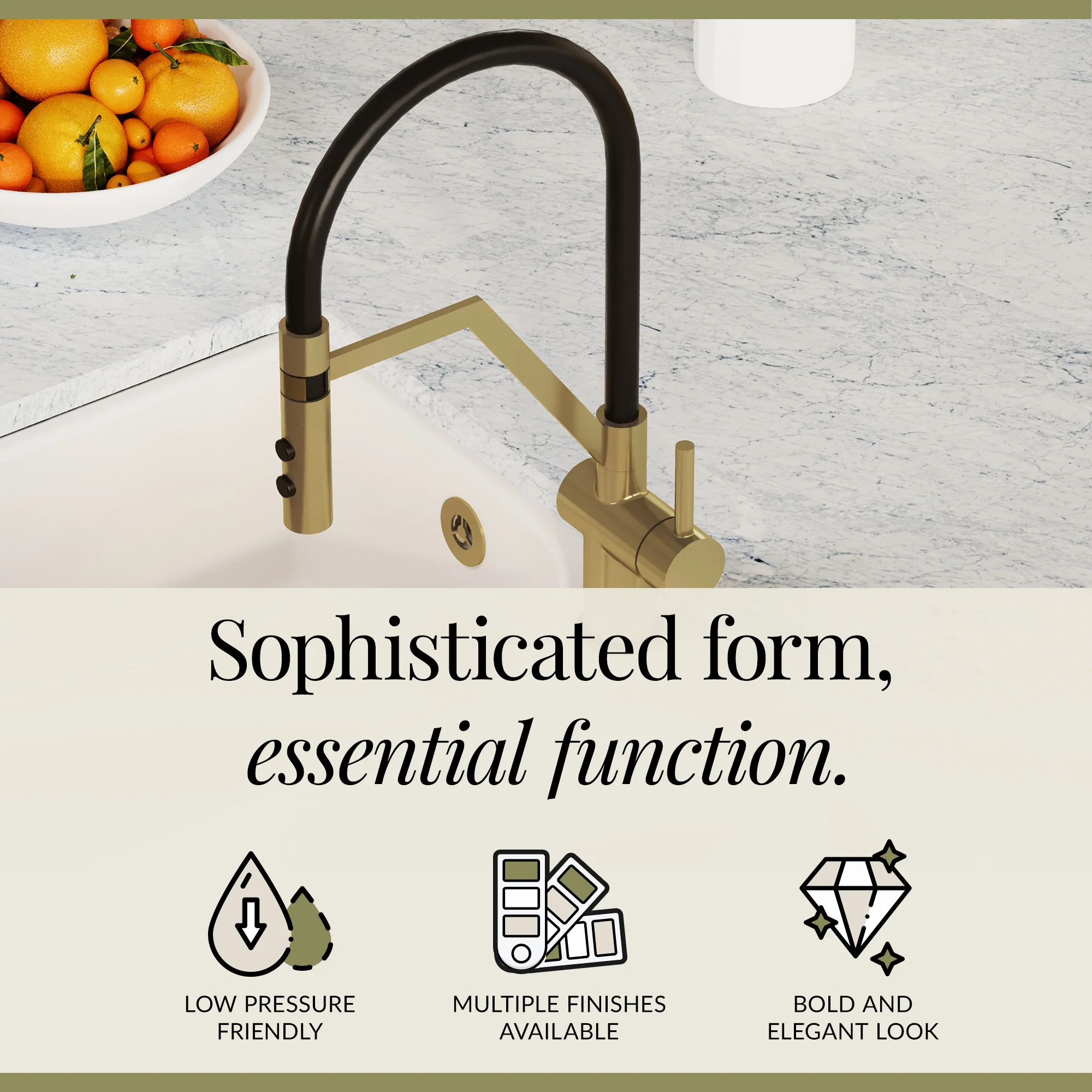 Rana Kitchen Mono Mixer Tap with Multiple Finish and Handle Options Available - Image 60