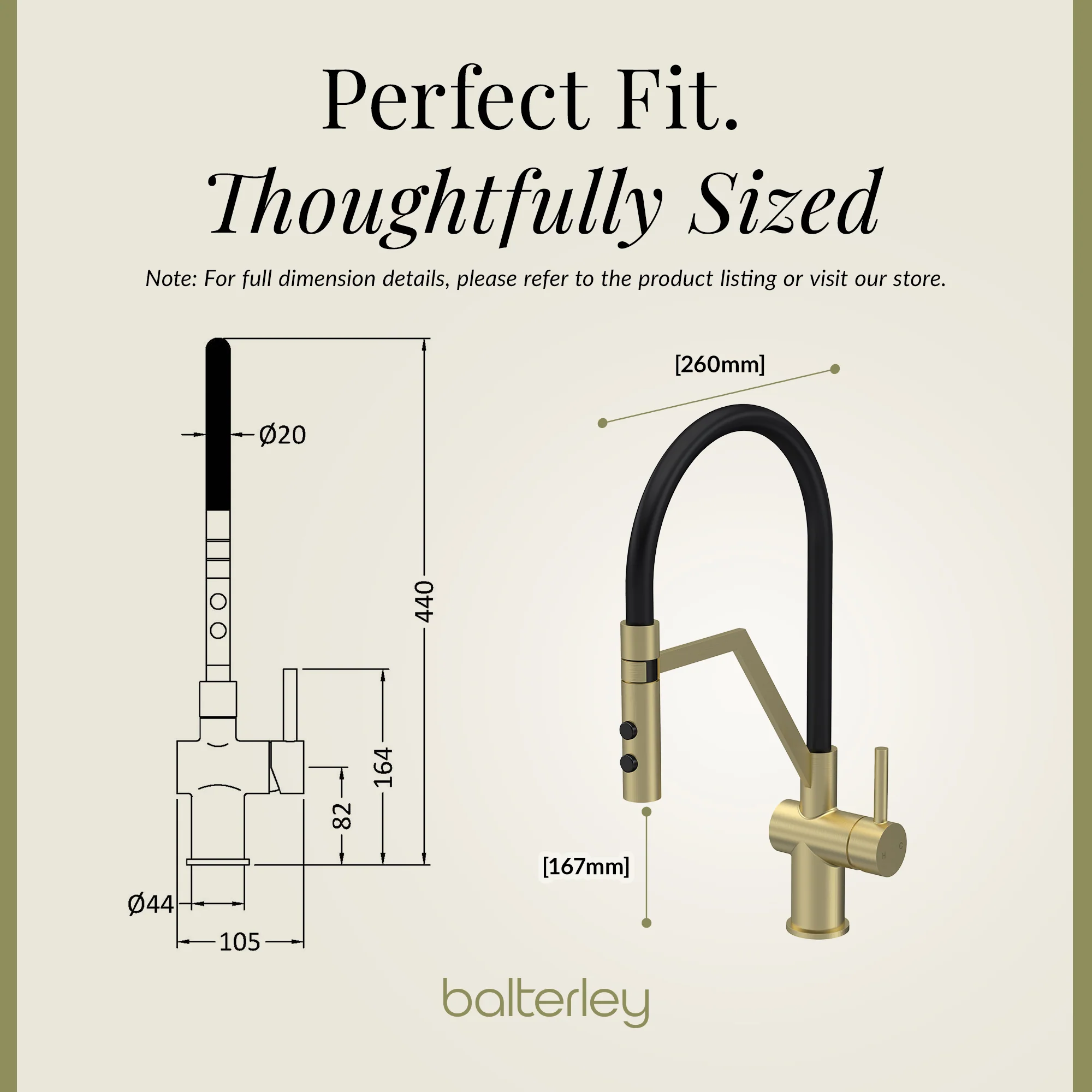 Rana Kitchen Mono Mixer Tap with Multiple Finish and Handle Options Available - Image 63