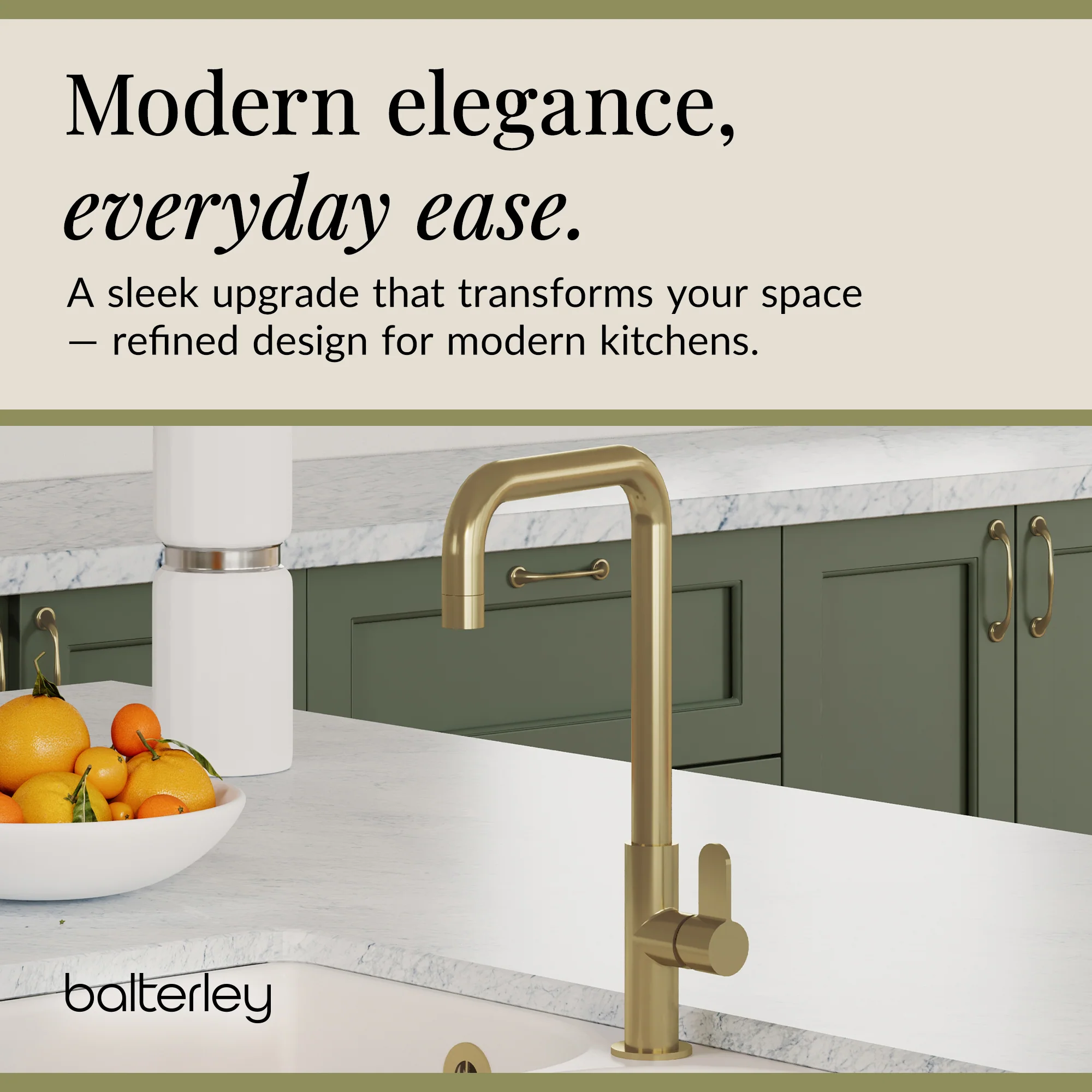 Kuma Kitchen Mono Mixer Tap - Multiple Handles and Finishes Available - Image 57