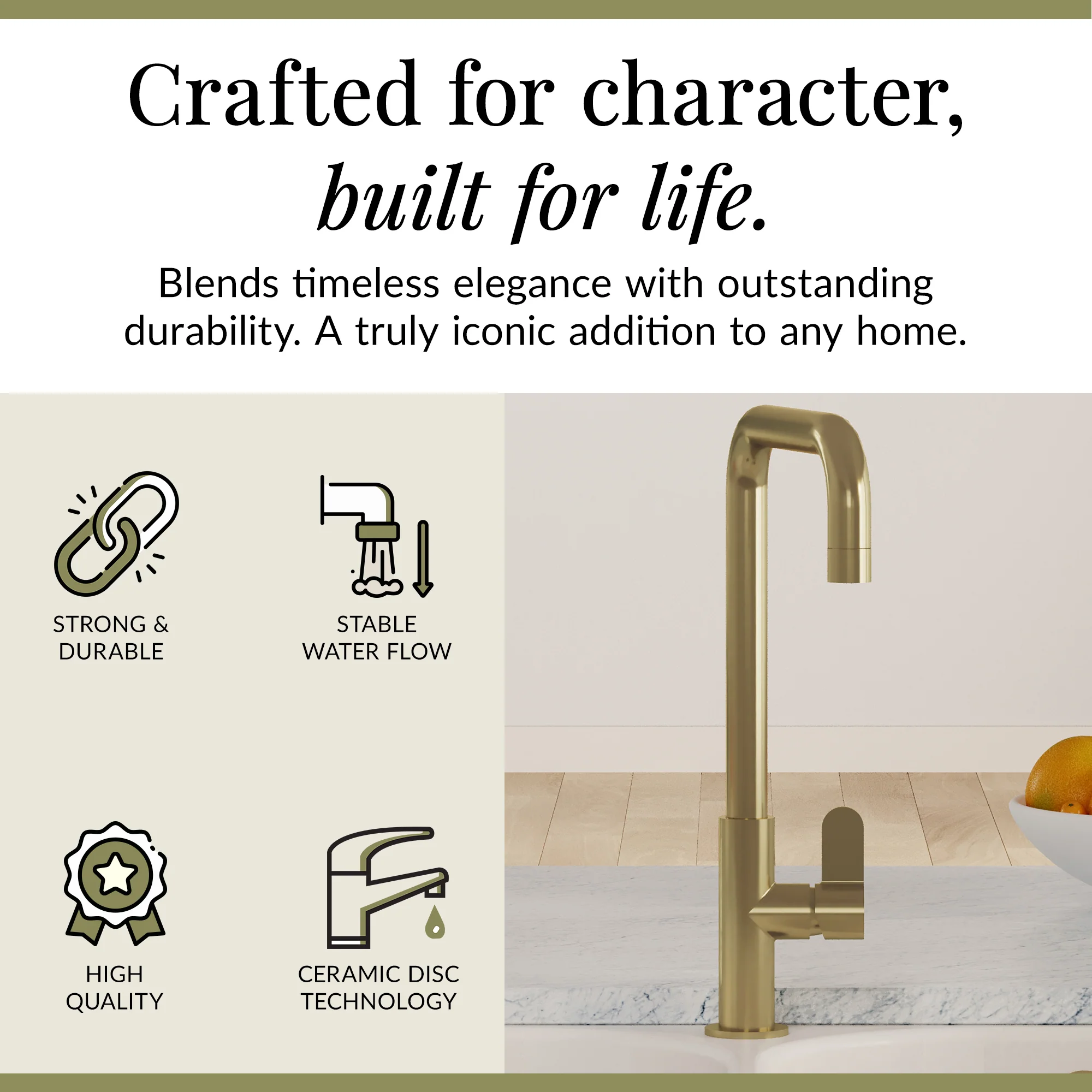 Kuma Kitchen Mono Mixer Tap - Multiple Handles and Finishes Available - Image 60