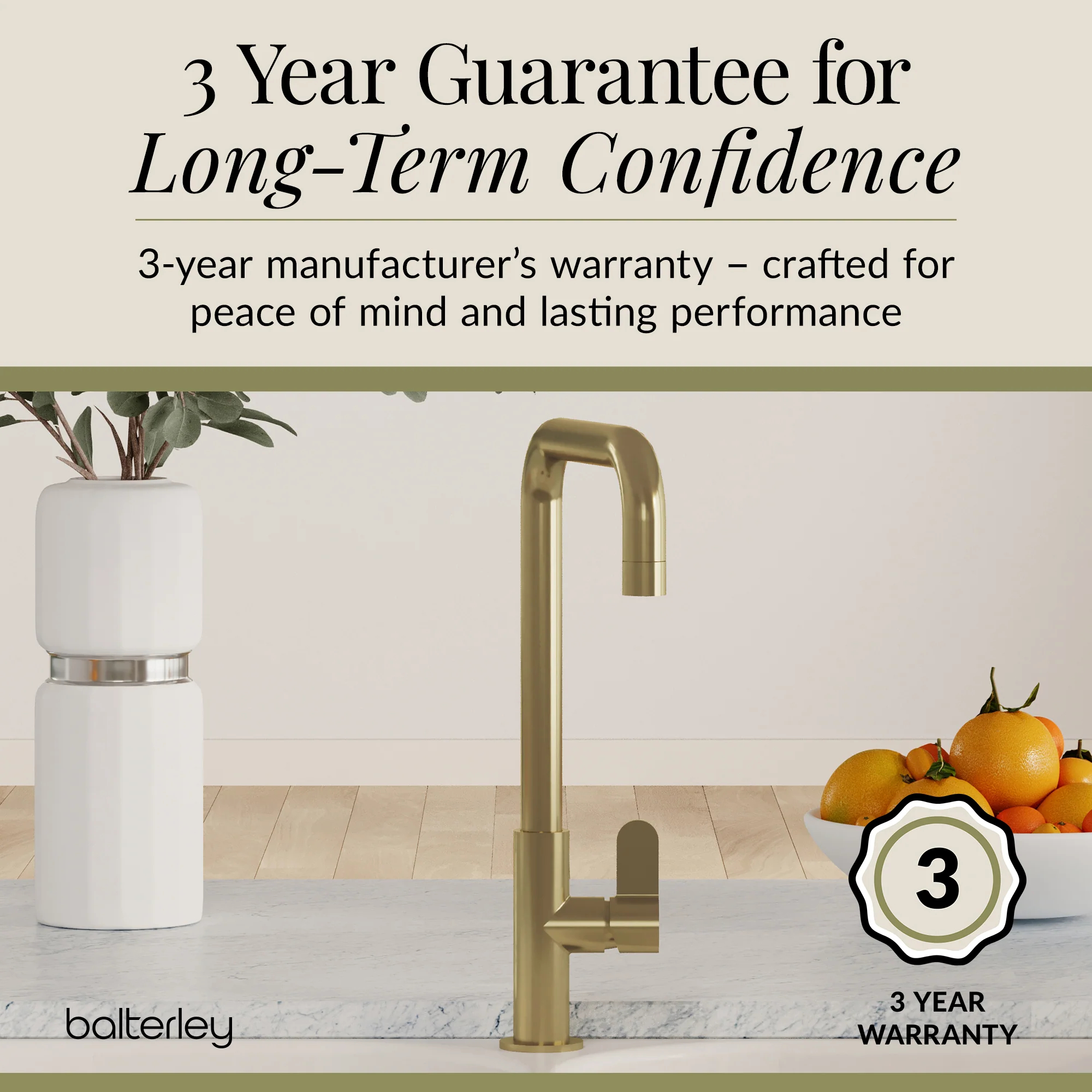Kuma Kitchen Mono Mixer Tap - Multiple Handles and Finishes Available - Image 61