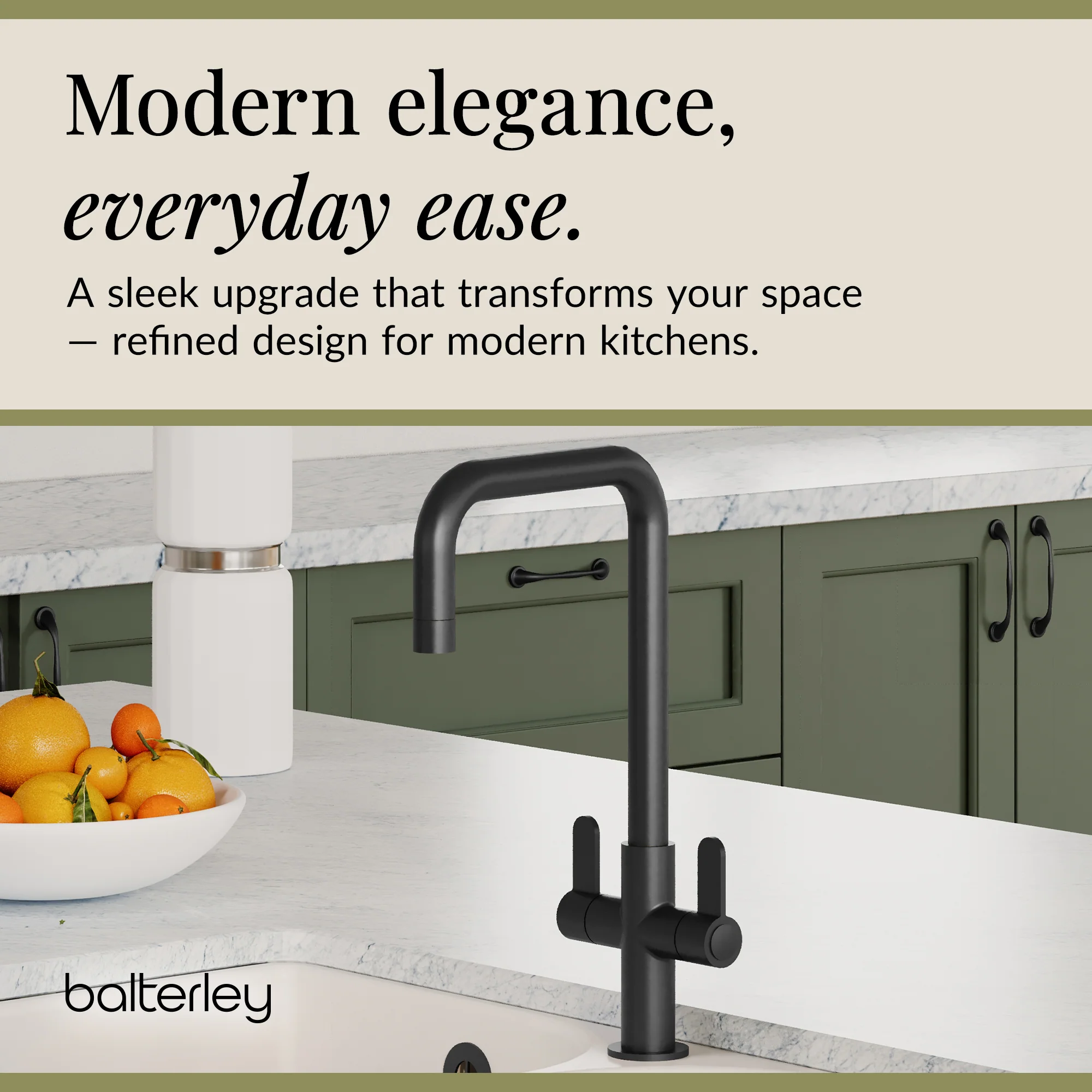 Kuma Kitchen Mono Mixer Tap - Multiple Handles and Finishes Available - Image 71