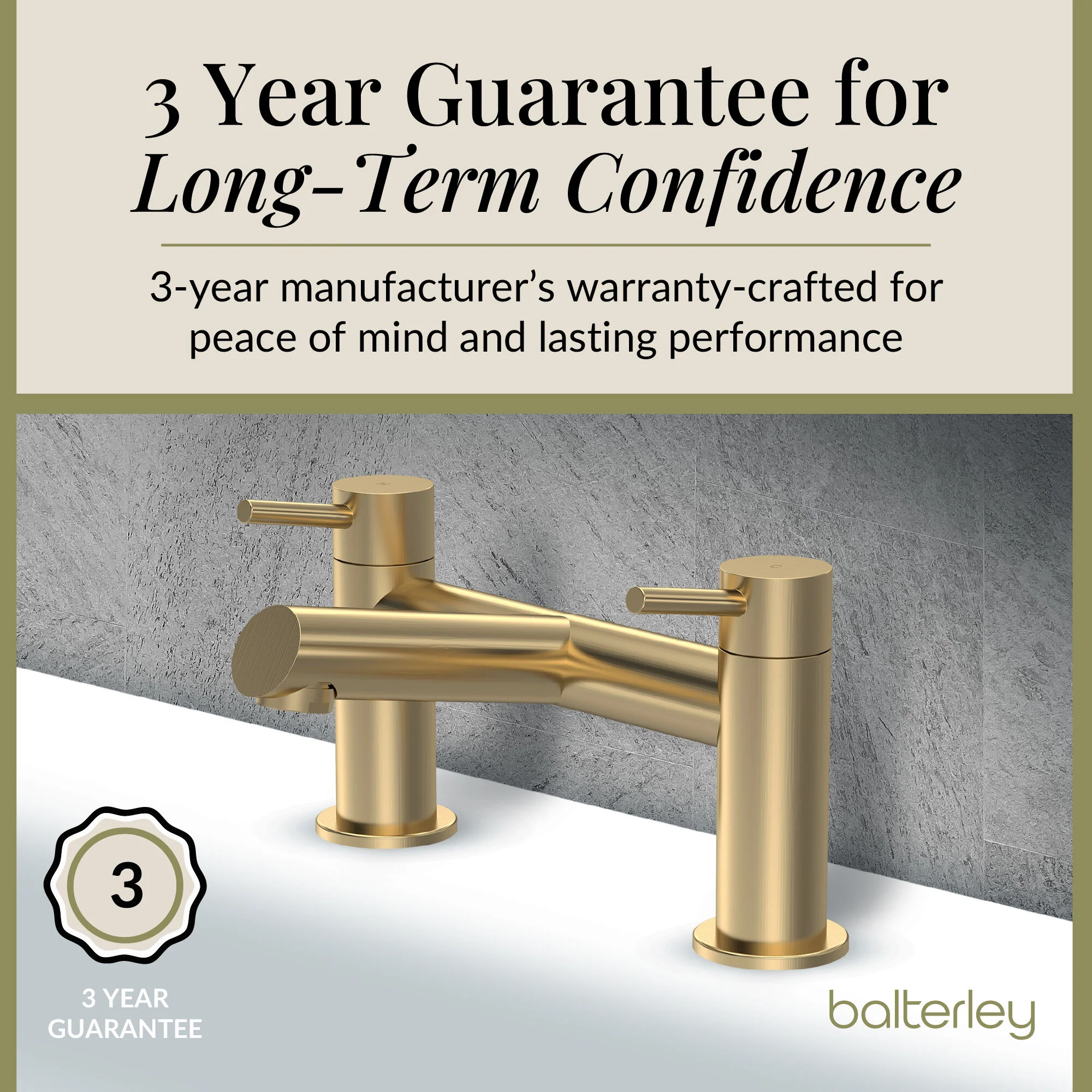 Wetley Minimalist Round Deck Mounted Bath Filler Tap - Choice of Finish - Image 28