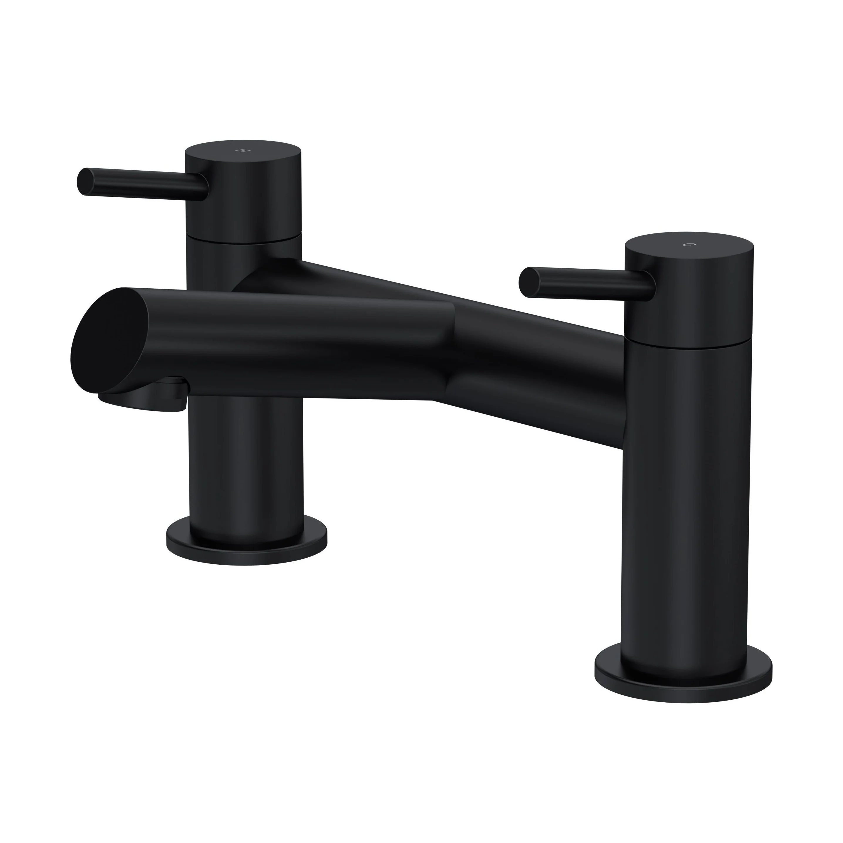 Wetley Minimalist Round Deck Mounted Bath Filler Tap - Choice of Finish - Image 3